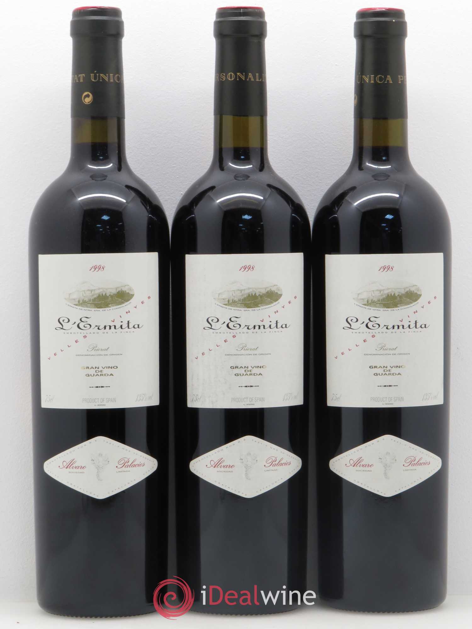 Priorat DOCa Alvaro Palacios L'Ermita 1998 - Lot de 12 bouteilles - 2