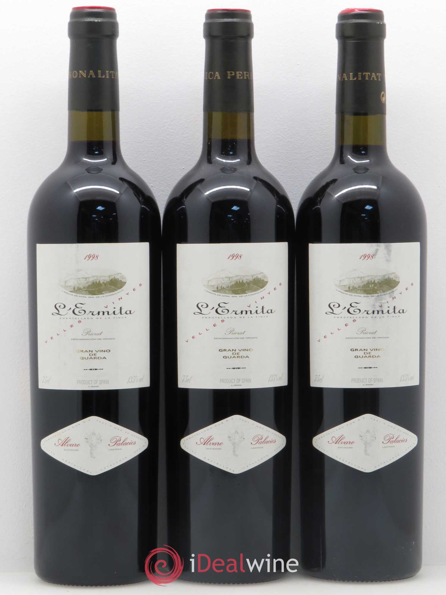 Priorat DOCa Alvaro Palacios L'Ermita 1998 - Lot de 12 bouteilles - 3