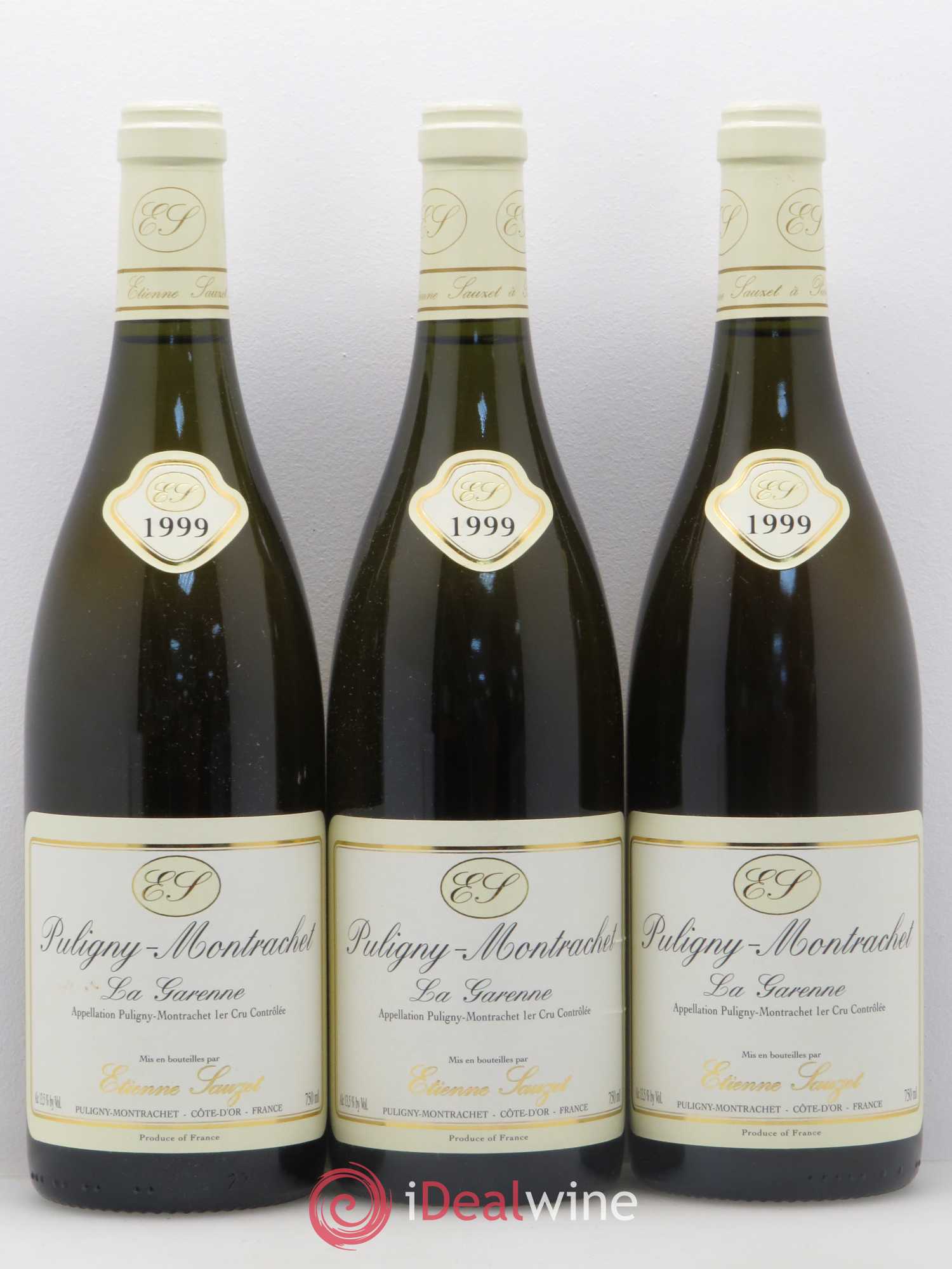Puligny-Montrachet 1er Cru La Garenne Etienne Sauzet 1999 - Lot de 12 bouteilles - 1