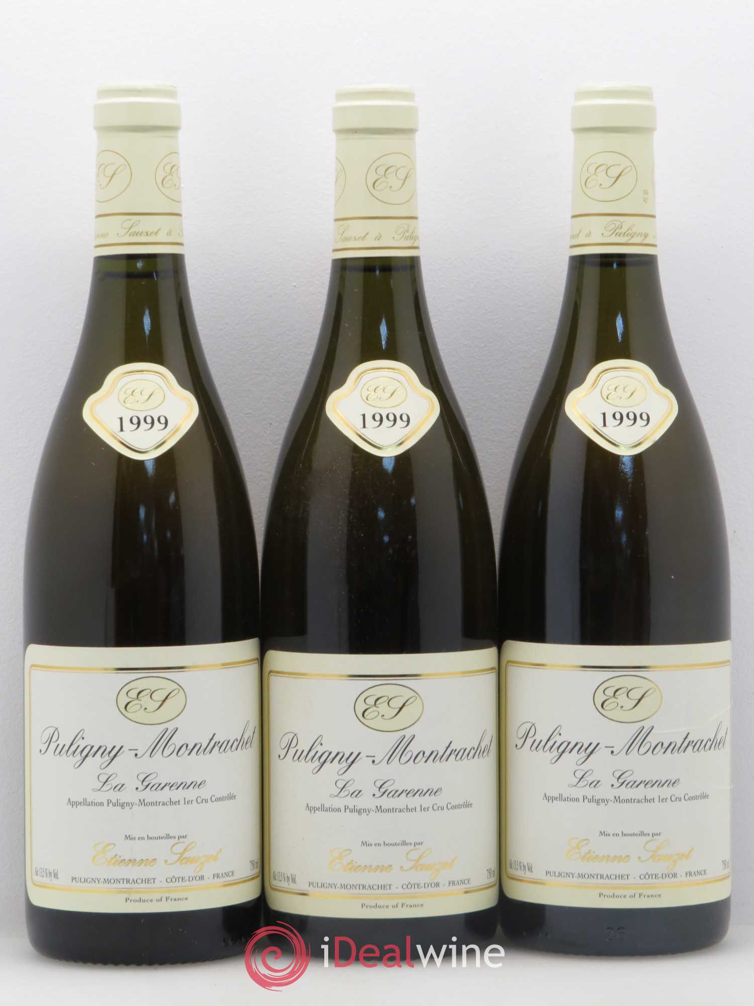 Puligny-Montrachet 1er Cru La Garenne Etienne Sauzet 1999 - Lot de 12 bouteilles - 2