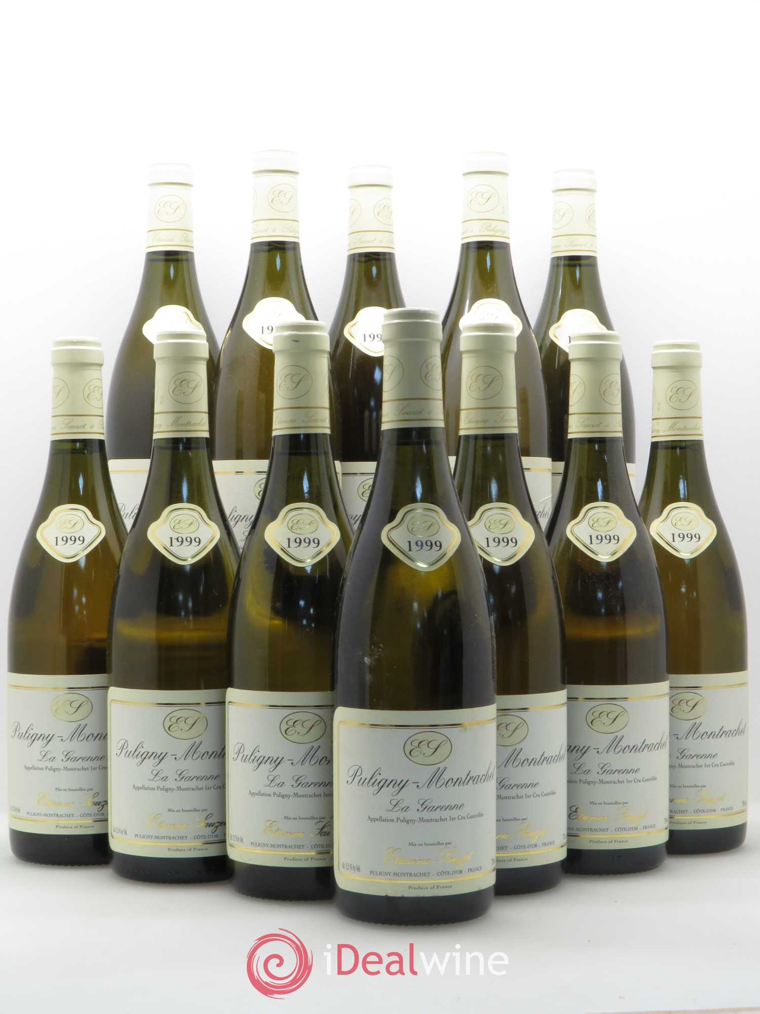 Puligny-Montrachet 1er Cru La Garenne Etienne Sauzet 1999 - Lot de 12 bouteilles - 0
