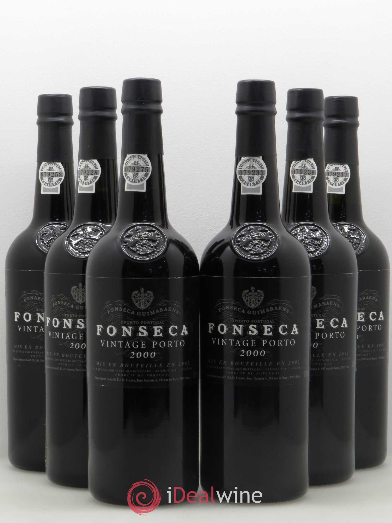 Porto Fonseca Vintage 2000 - Lot de 6 bouteilles - 0