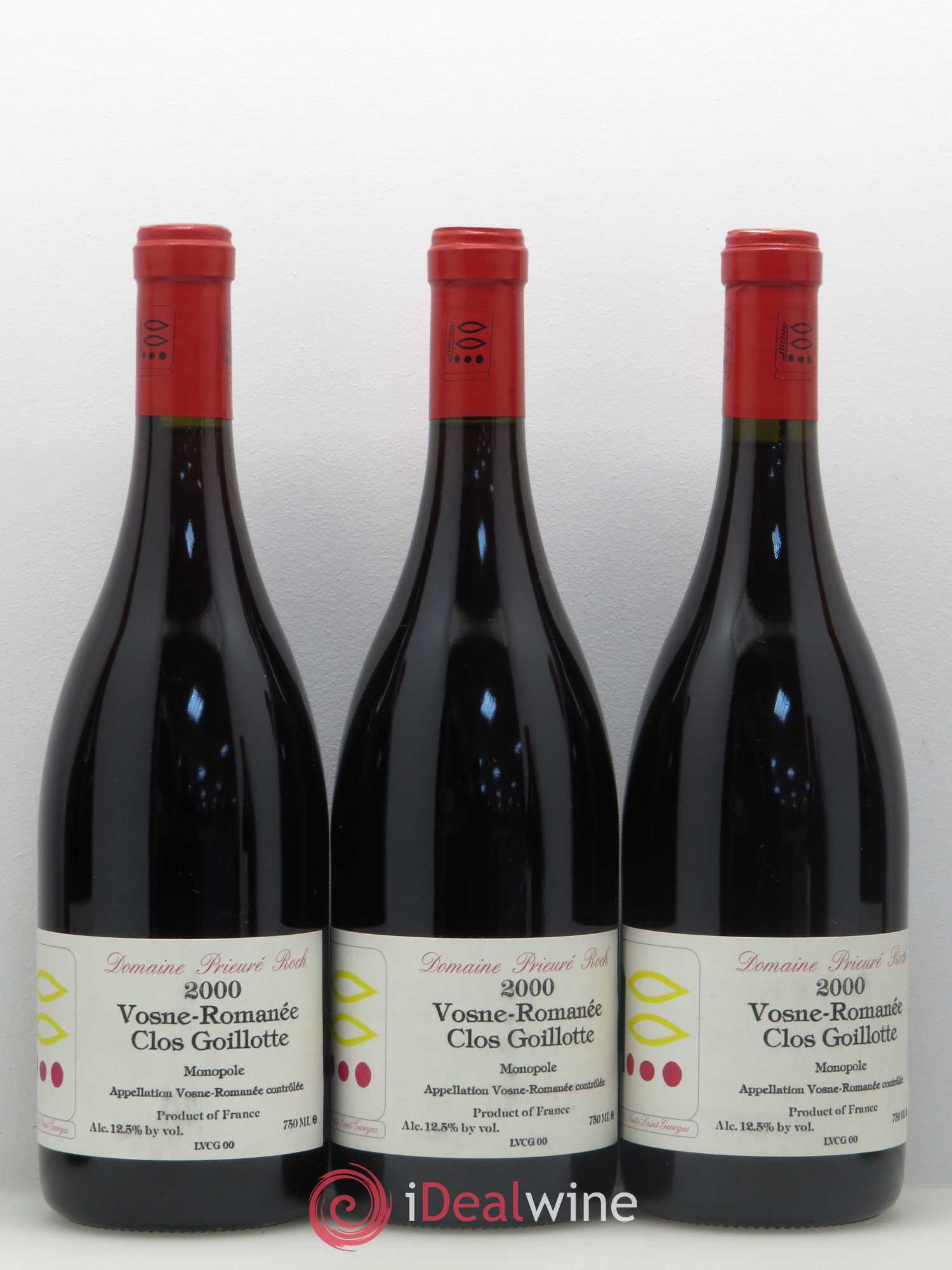 Vosne-Romanée Le Clos Goillotte Prieuré Roch 2000 - Lot of 6 bottles - 2