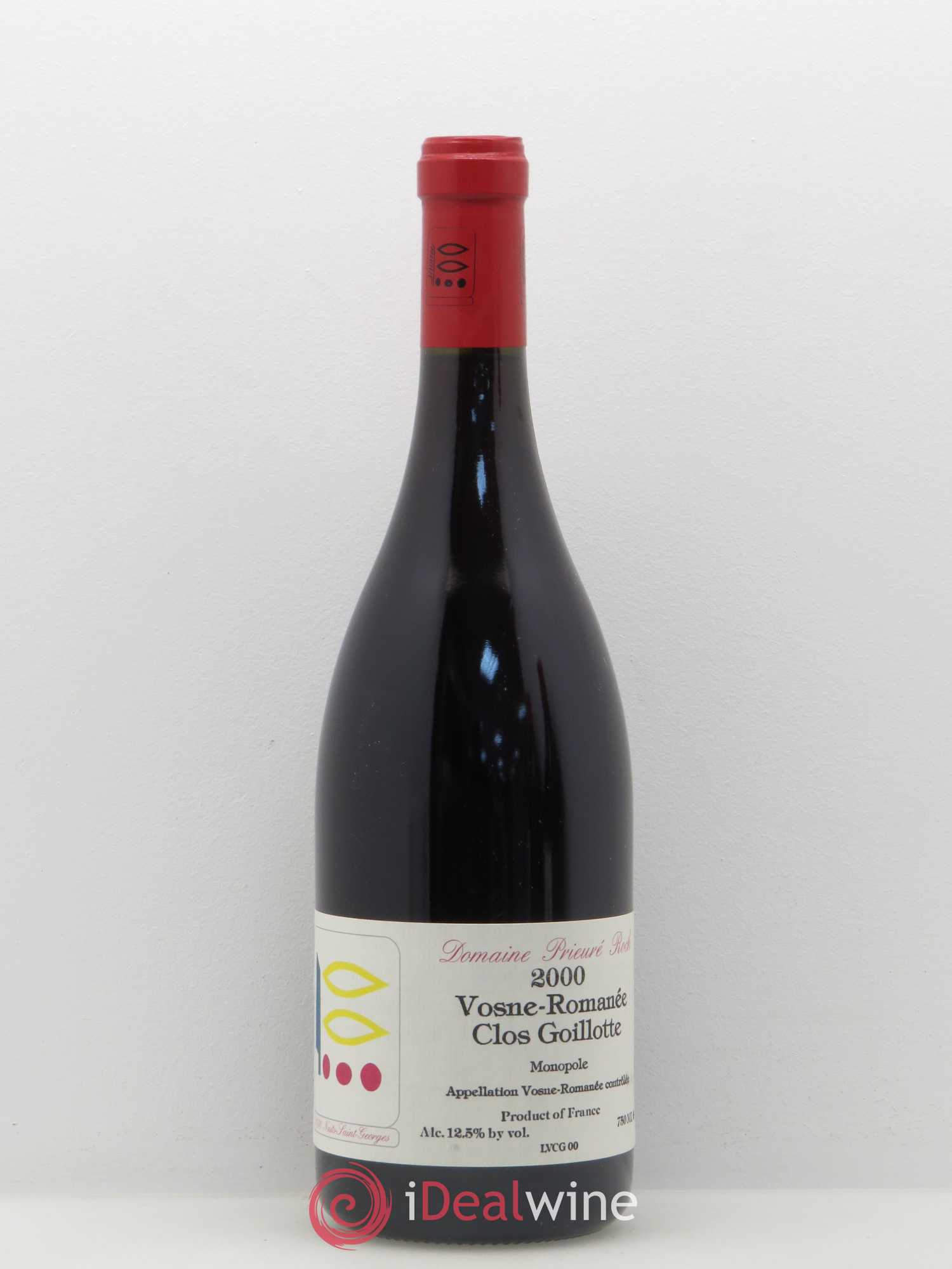 Vosne-Romanée Le Clos Goillotte Prieuré Roch 2000 - Lot de 1 bouteille - 0