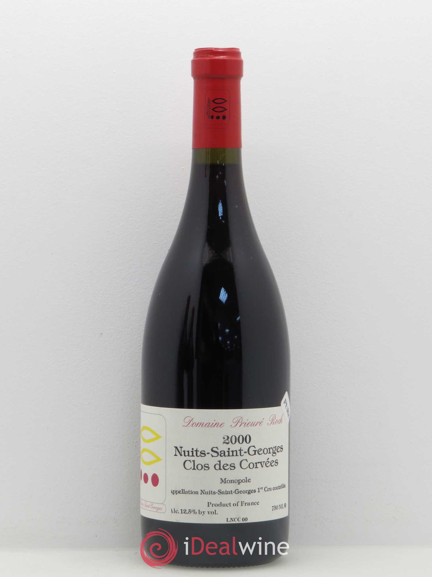 Nuits-Saint-Georges 1er Cru Le Clos des Corvées Prieuré Roch 2000 - Lot de 1 bouteille - 0