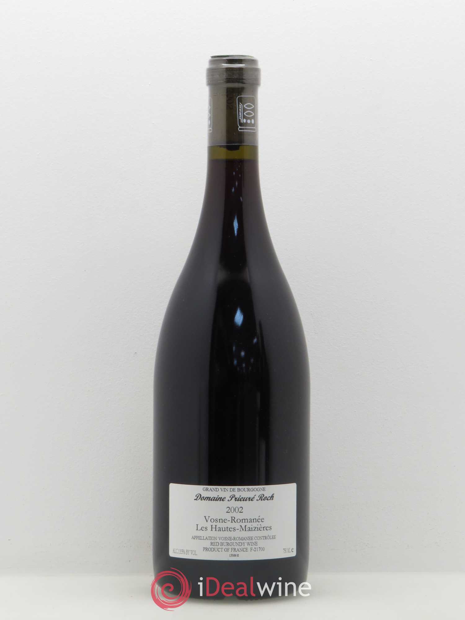 Vosne-Romanée Les Hautes Maizières Prieuré Roch 2002 - Lot de 1 bouteille - 1