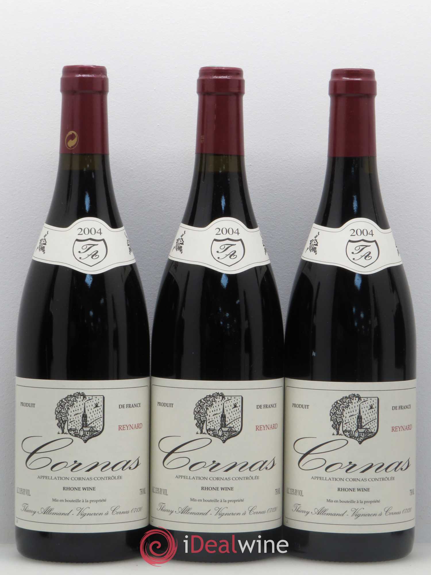 Cornas Reynard Thierry Allemand 2004 - Lot de 6 bouteilles - 2