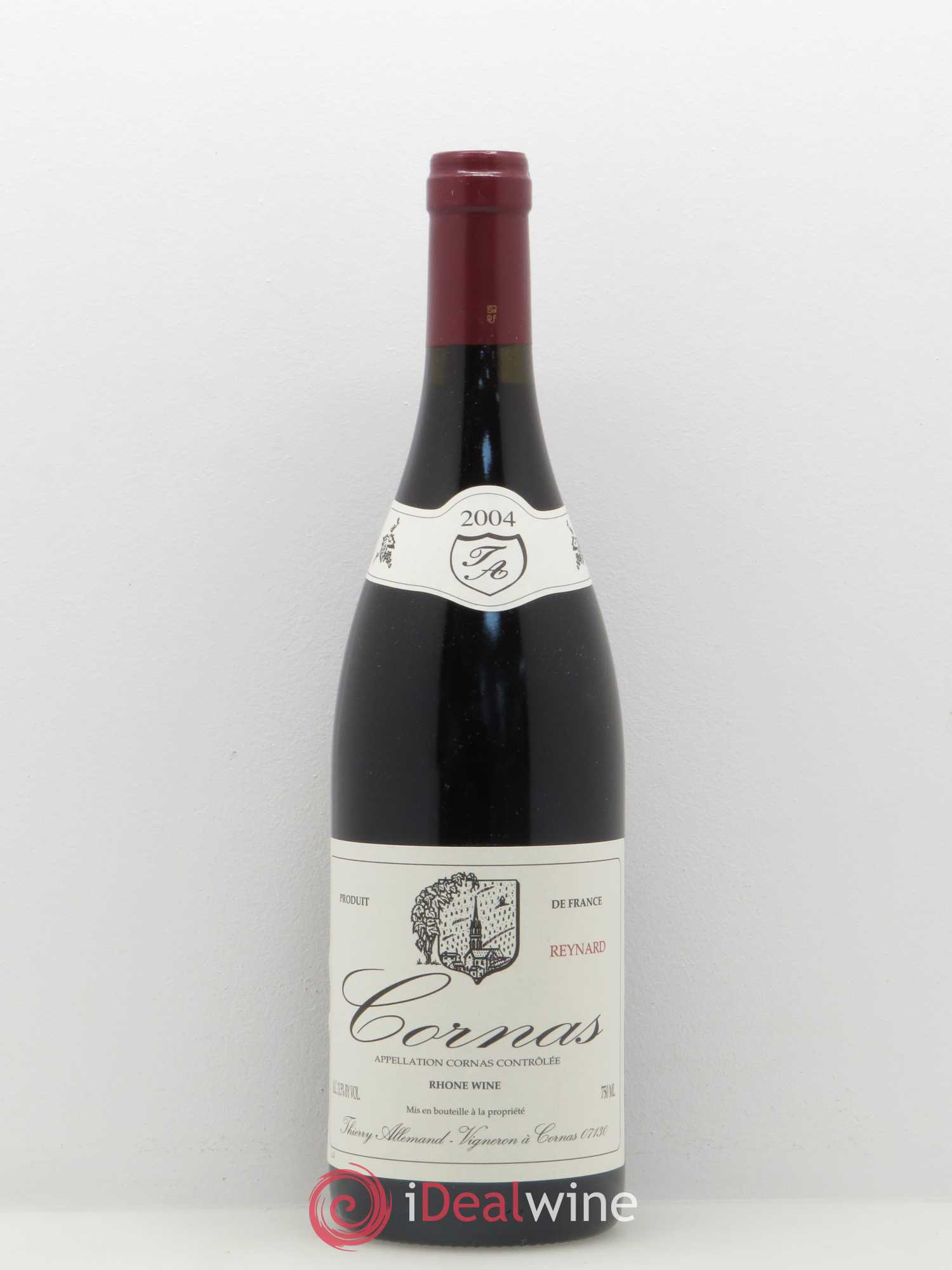 Cornas Reynard Thierry Allemand 2004 - Lot de 1 bouteille - 0