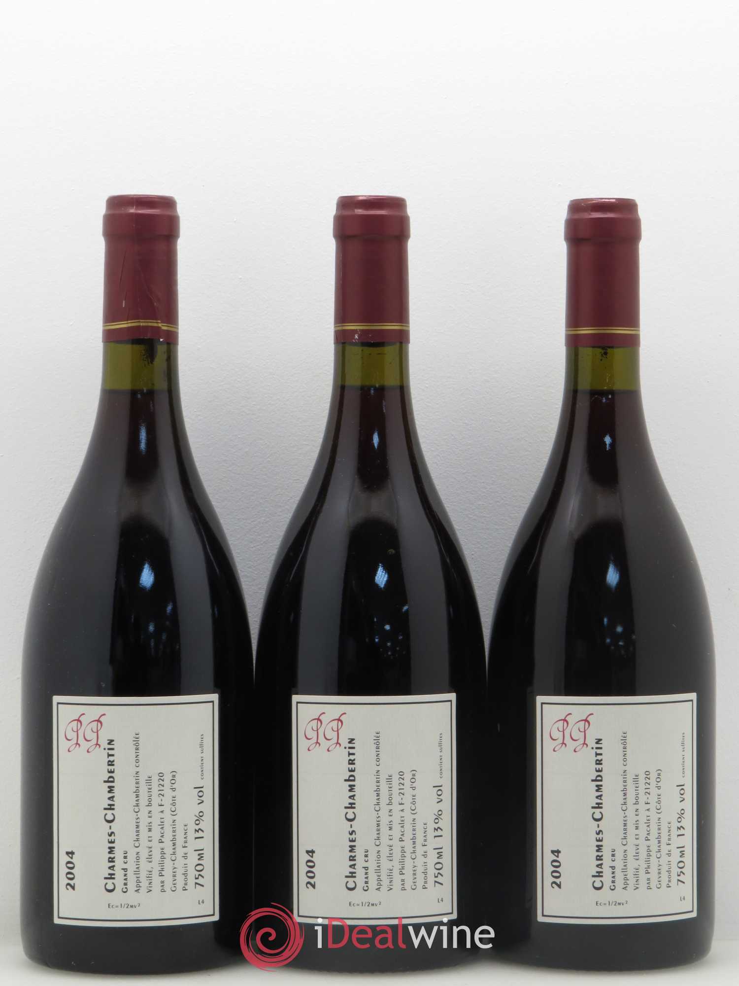 Charmes-Chambertin Grand Cru Pacalet 2004 - Lot de 3 bouteilles - 1