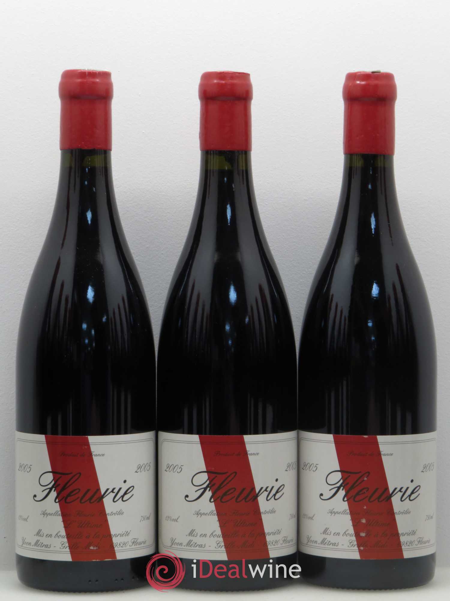 Fleurie l'Ultime Yvon Métras 2005 - Lot de 12 bouteilles - 1