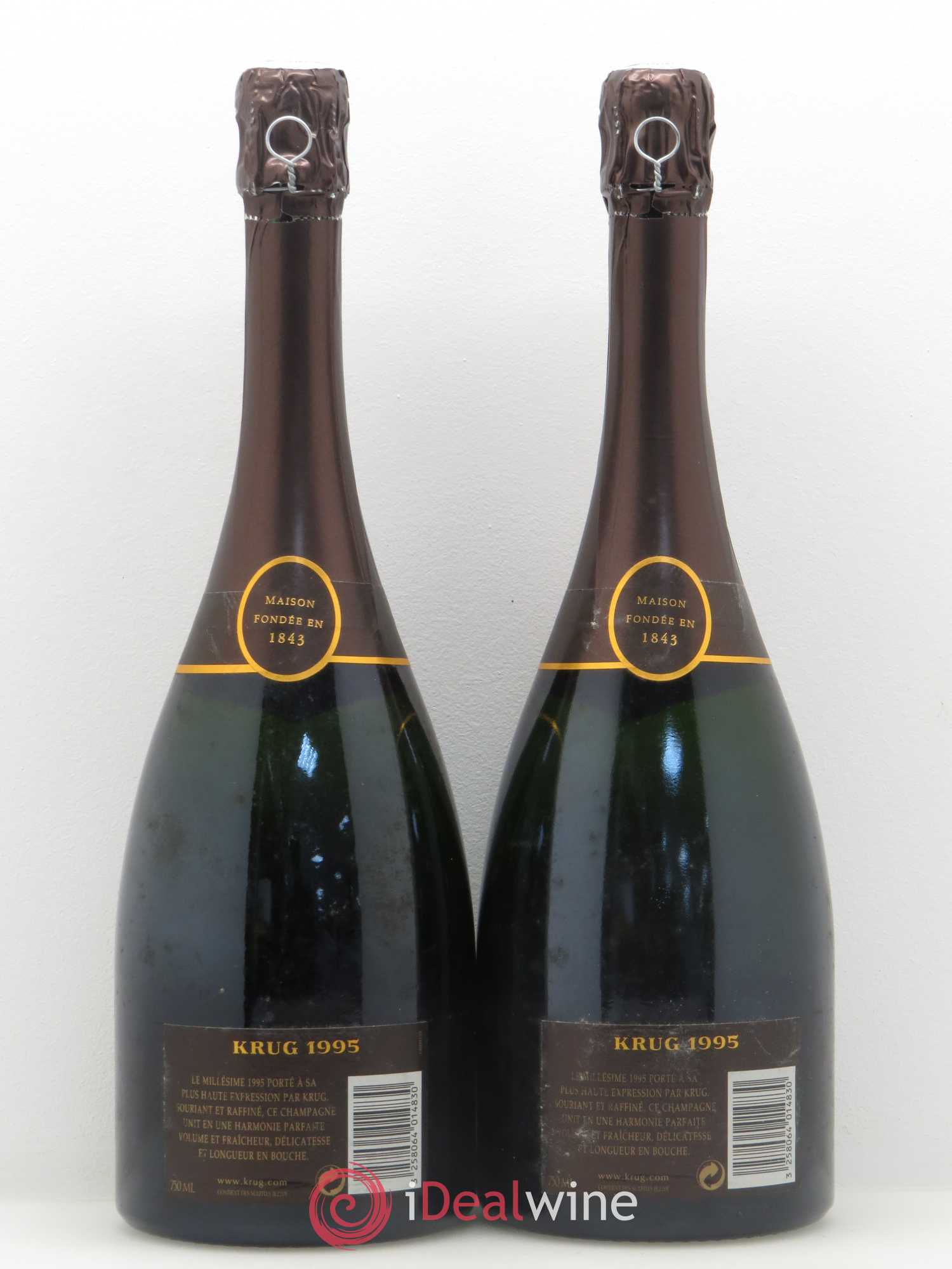 Grande Cuvée Brut Krug 1995 - Lot of 2 bottles - 1