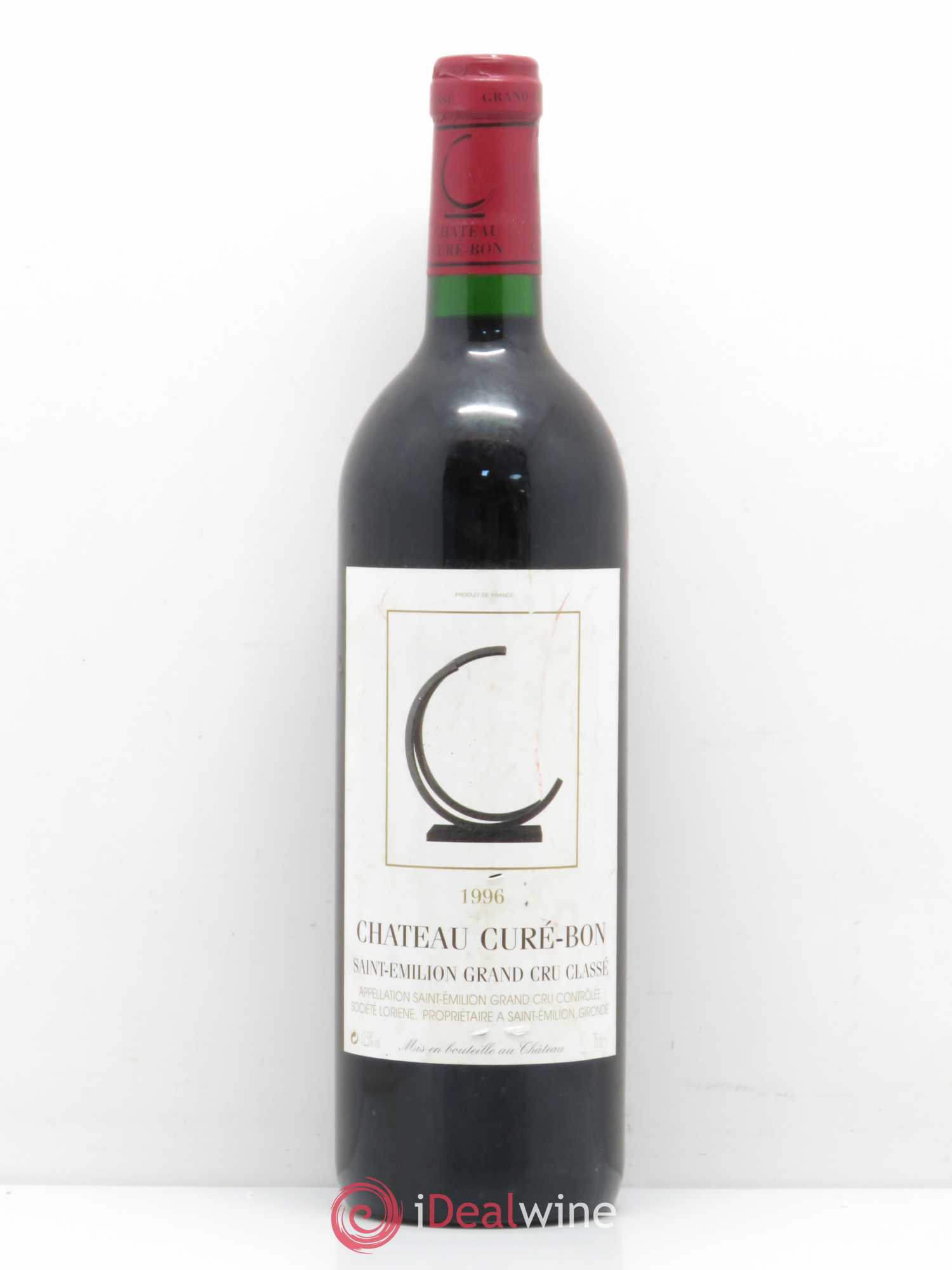 Château Curé Bon 1996 - Lot de 1 bouteille - 0