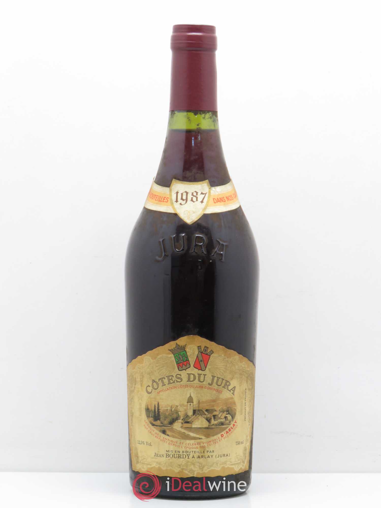 Côtes du Jura Jean Bourdy 1987 - Posten von 1 Flasche - 0