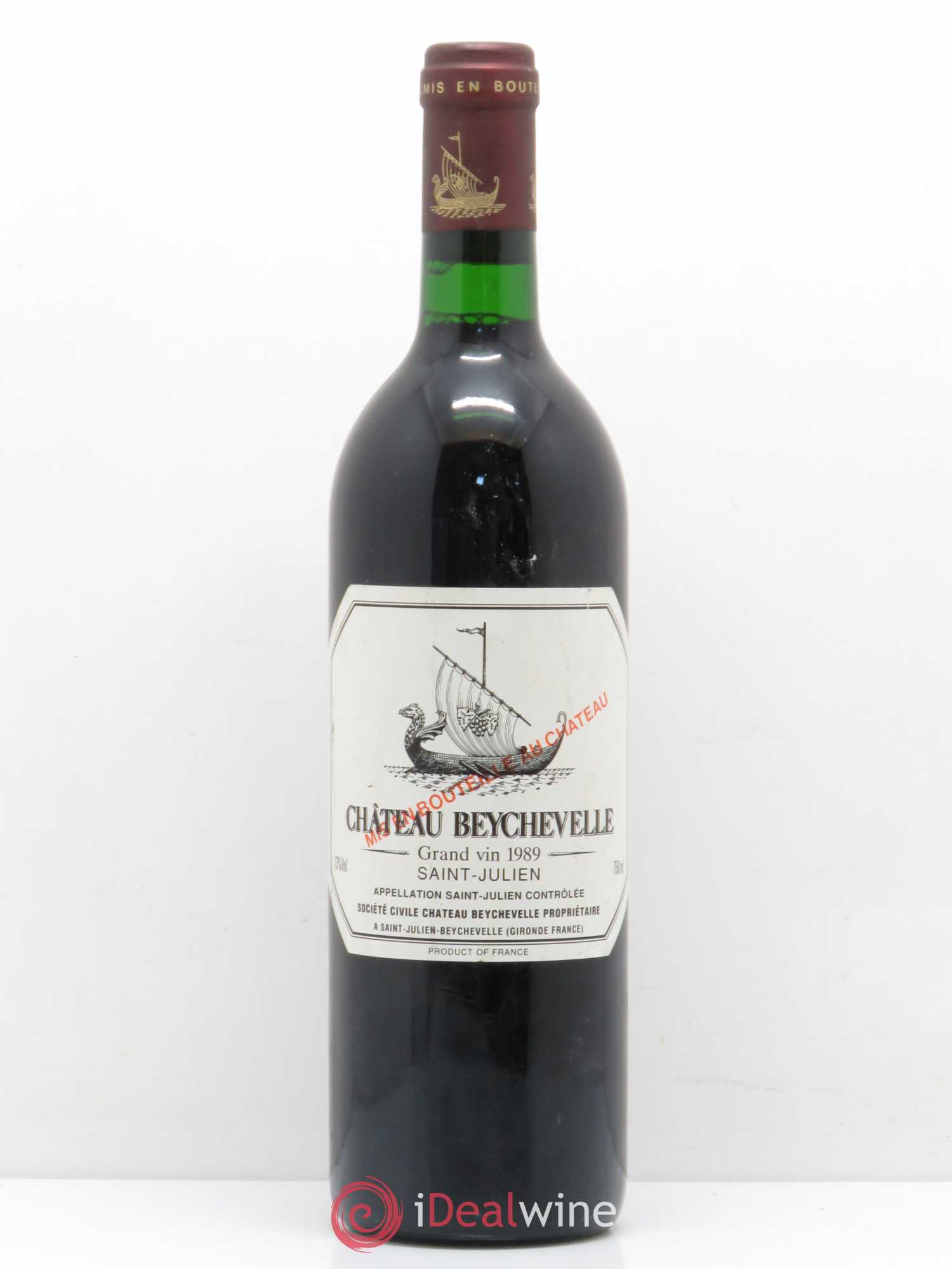Château Beychevelle 4ème Grand Cru Classé 1989 - Lot de 1 bouteille - 0