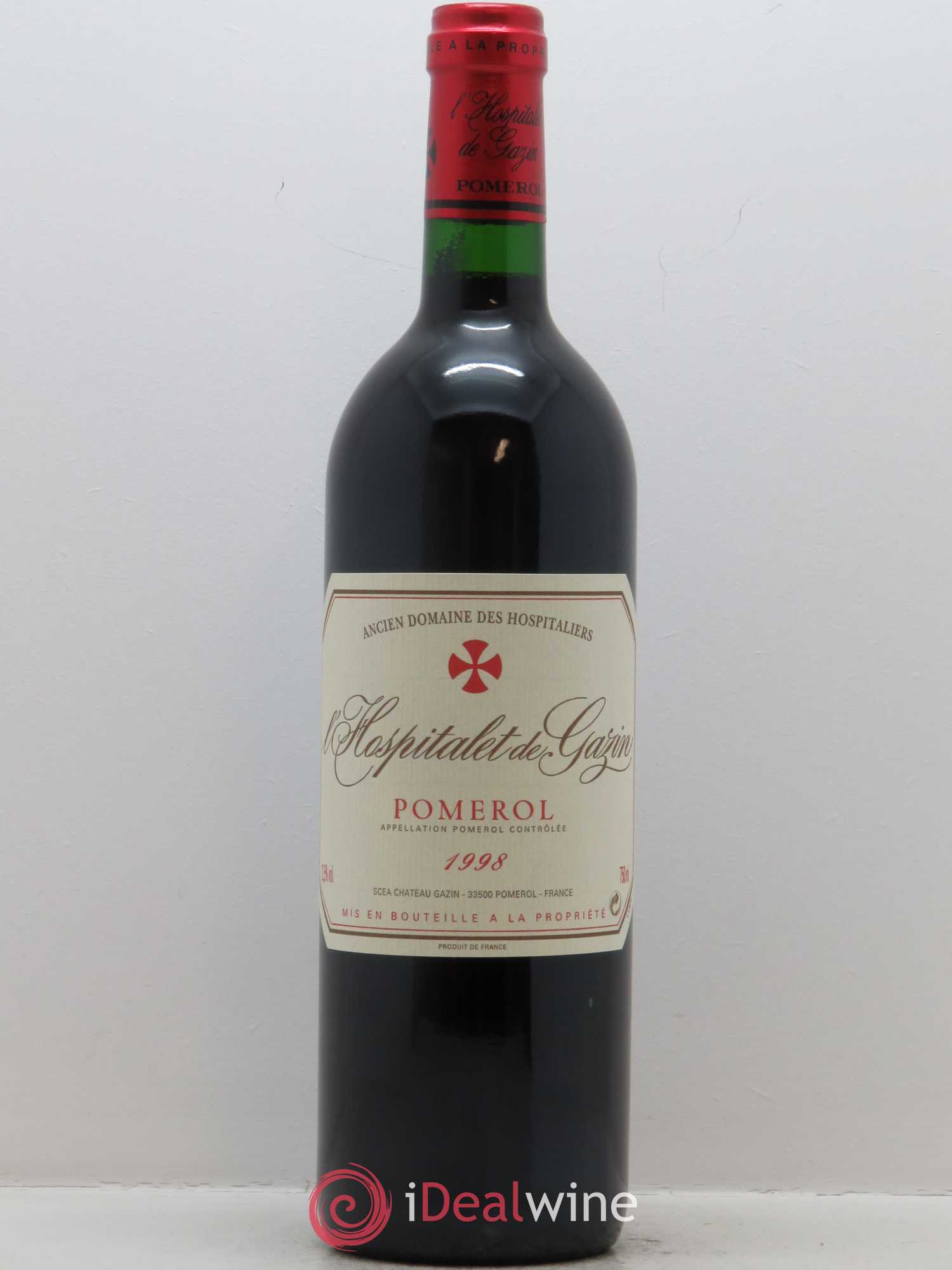 L'Hospitalet de Gazin Second Vin 1998 - Lot de 1 bouteille - 0