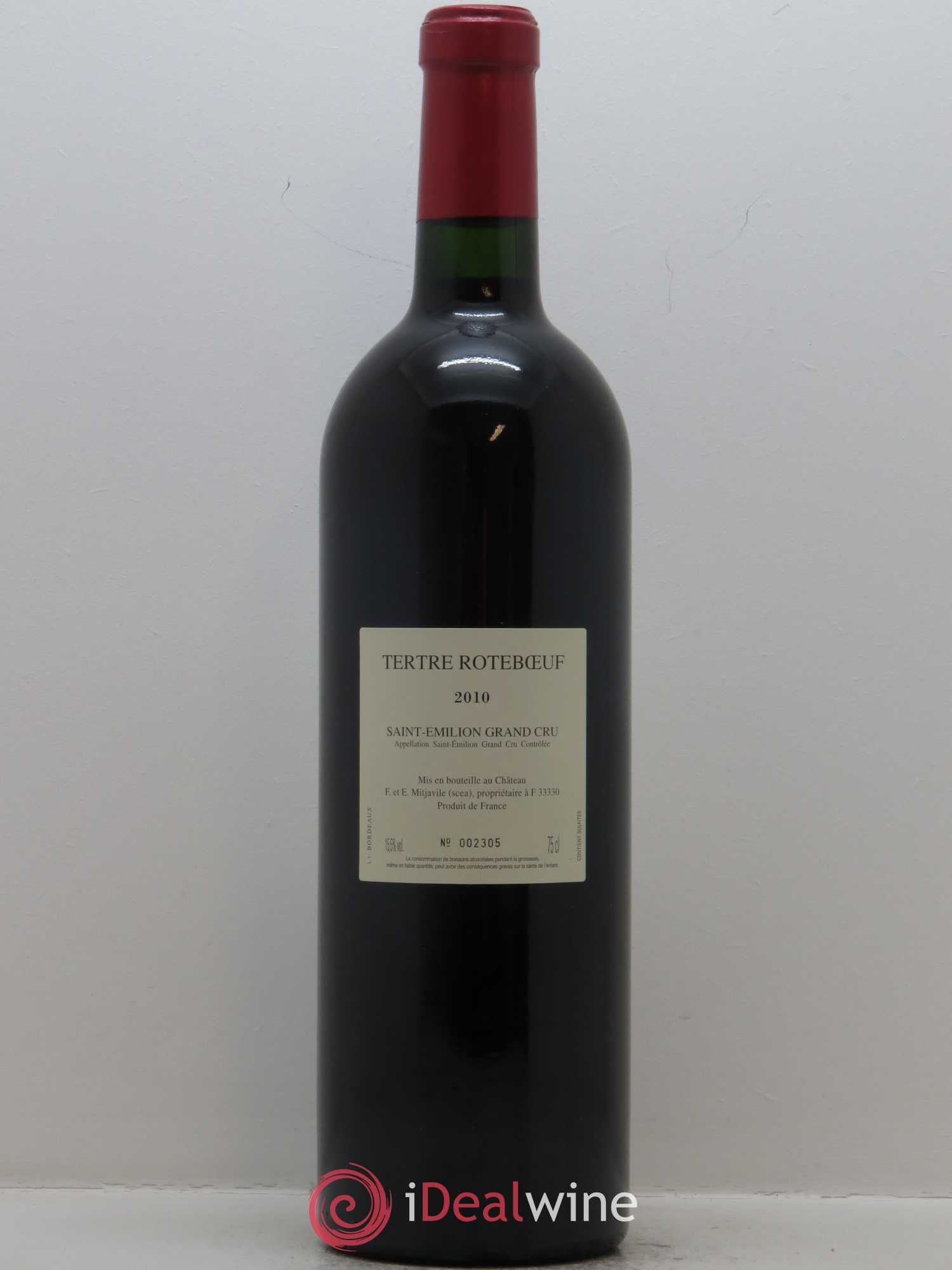 Château Tertre Roteboeuf 2010 - Posten von 1 Flasche - 1