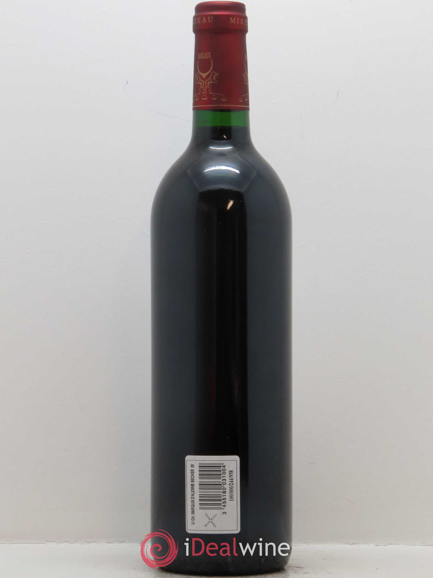 Château Marquis d'Alesme 2000 - Lot de 1 bouteille - 1