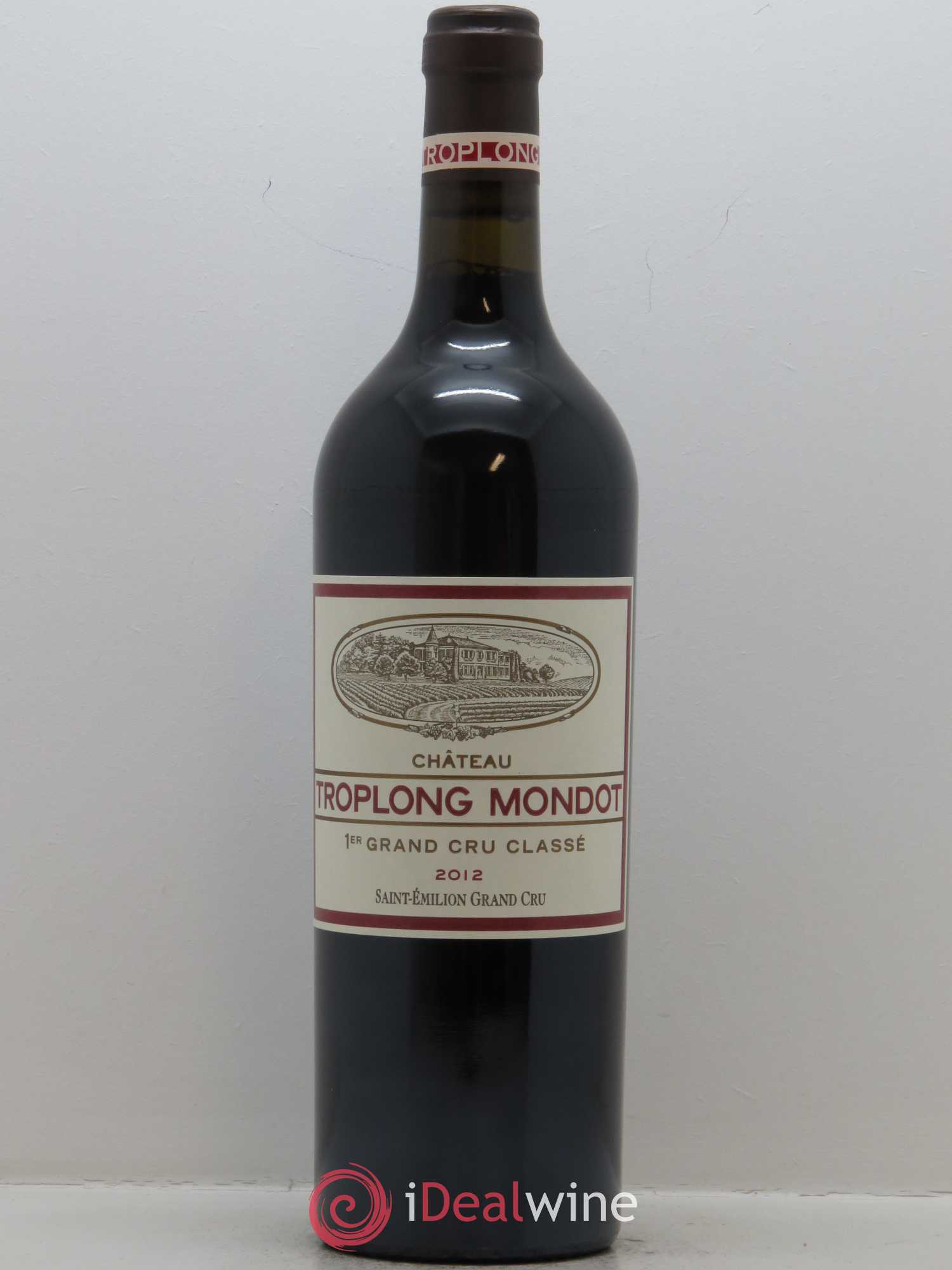 Château Troplong Mondot 1er Grand Cru Classé B 2012 - Lot de 1 bouteille - 0