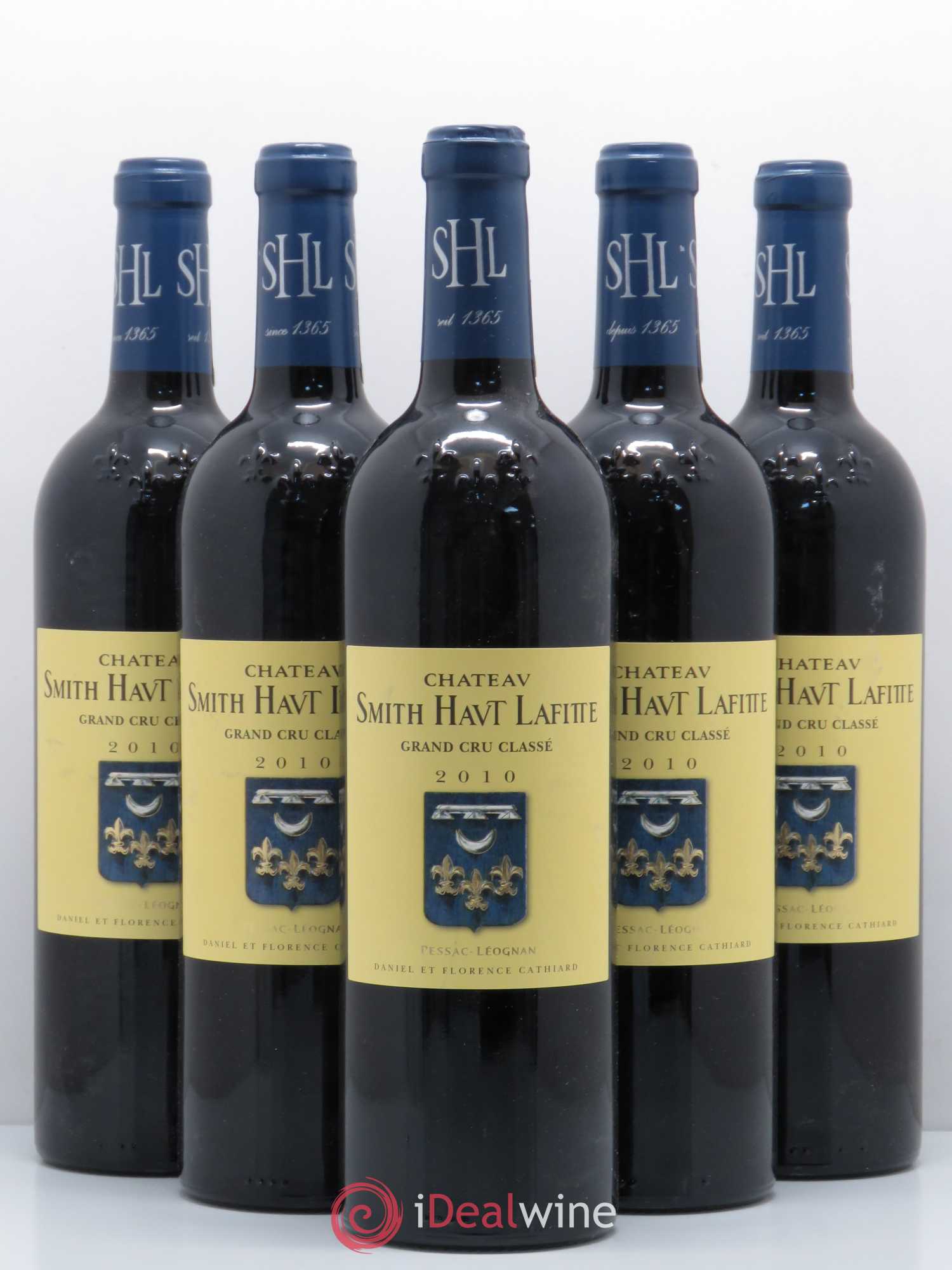 Château Smith Haut Lafitte Cru Classé de Graves 2010 - Lot de 5 bouteilles - 0