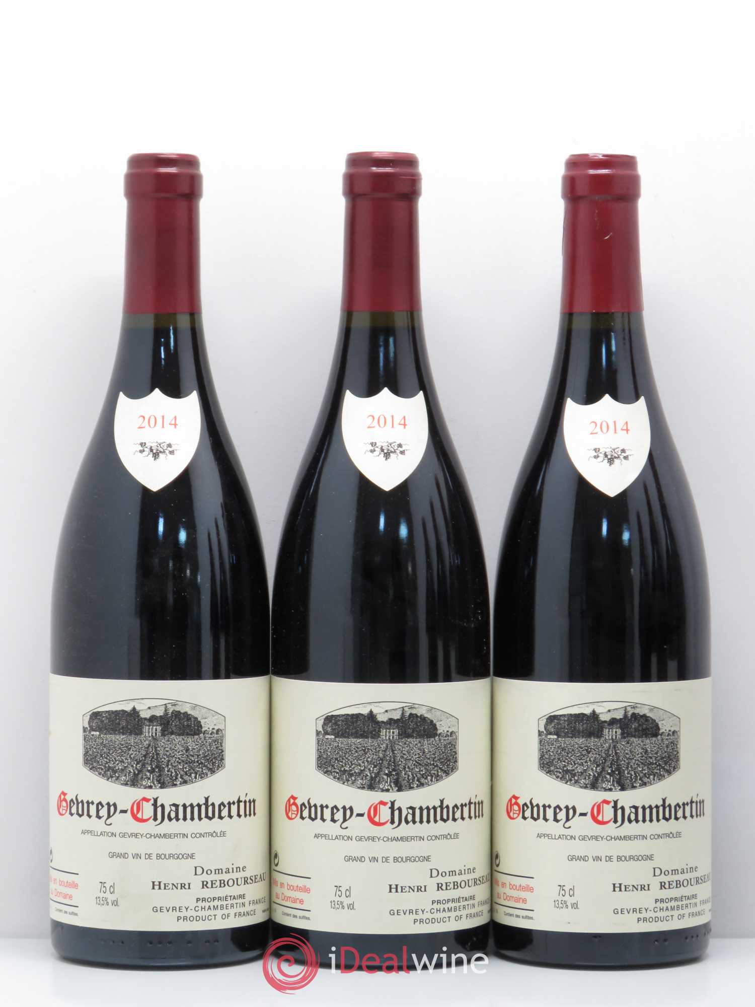 Gevrey-Chambertin Domaine Henri Rebourseau 2014 - Posten von 6 Flaschen - 1
