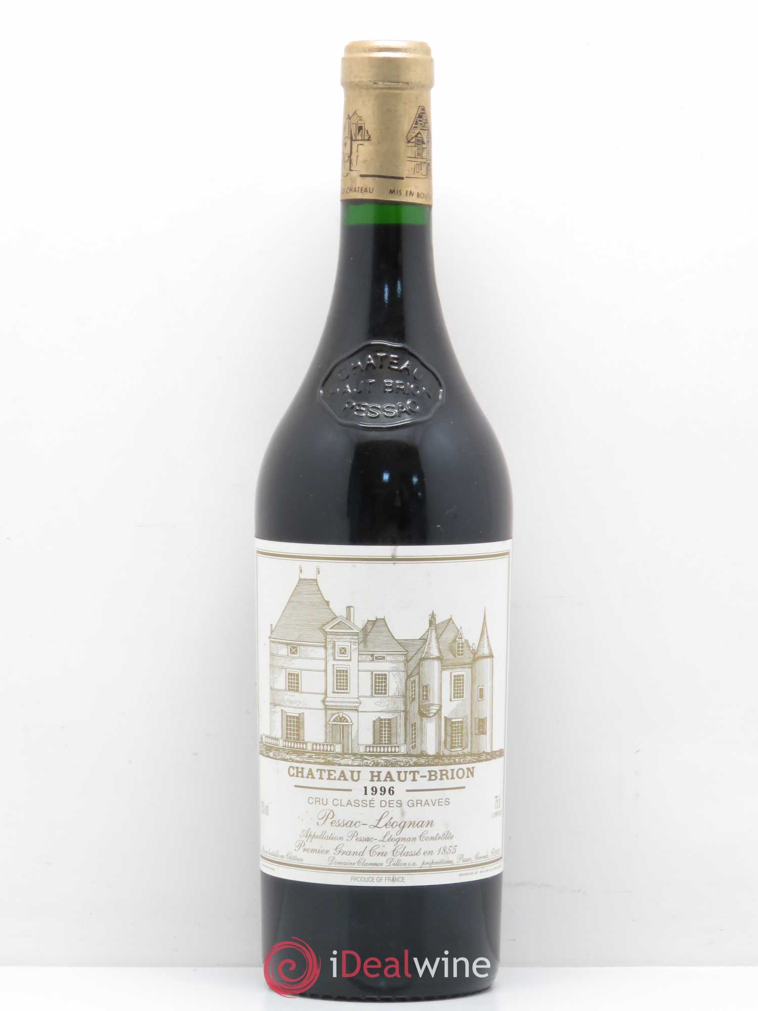 Château Haut Brion 1er Grand Cru Classé 1996 - Lot de 1 bouteille - 0