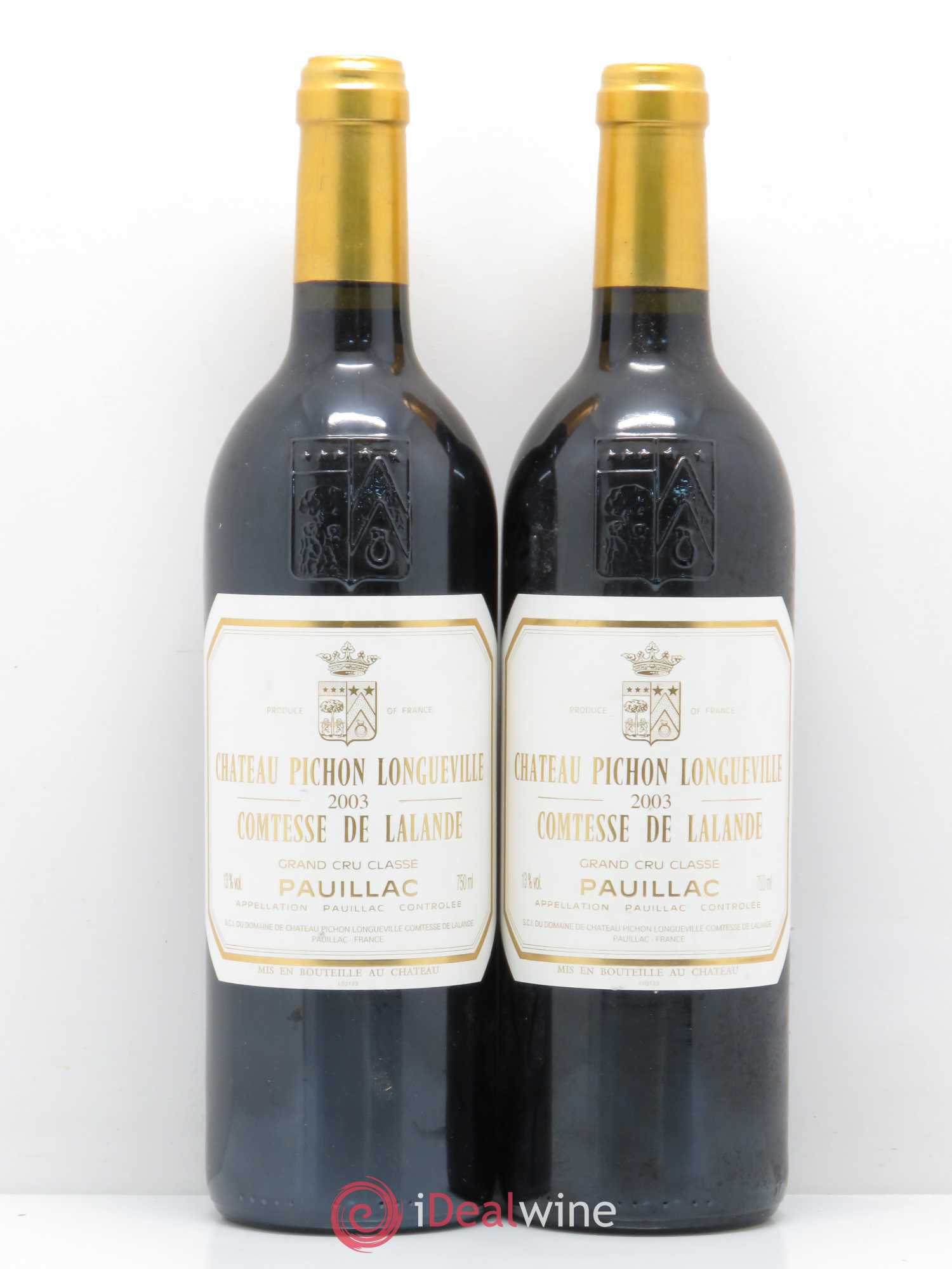Château Pichon Longueville Comtesse de Lalande 2ème Grand Cru Classé 2003 - Lot de 5 bouteilles - 2