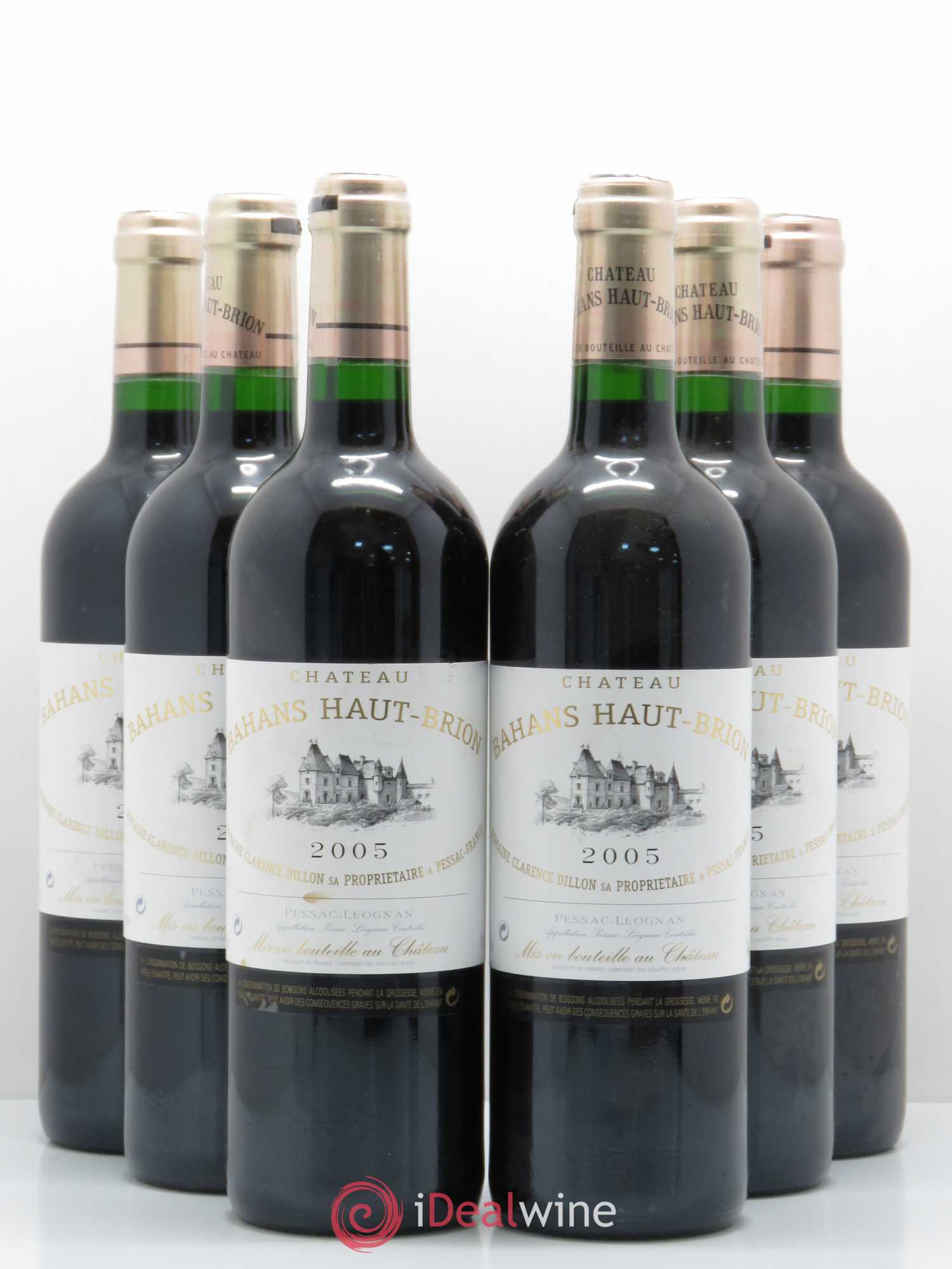 Clarence (Bahans) de Haut-Brion Second Vin 2005 - Lot de 6 bouteilles - 0