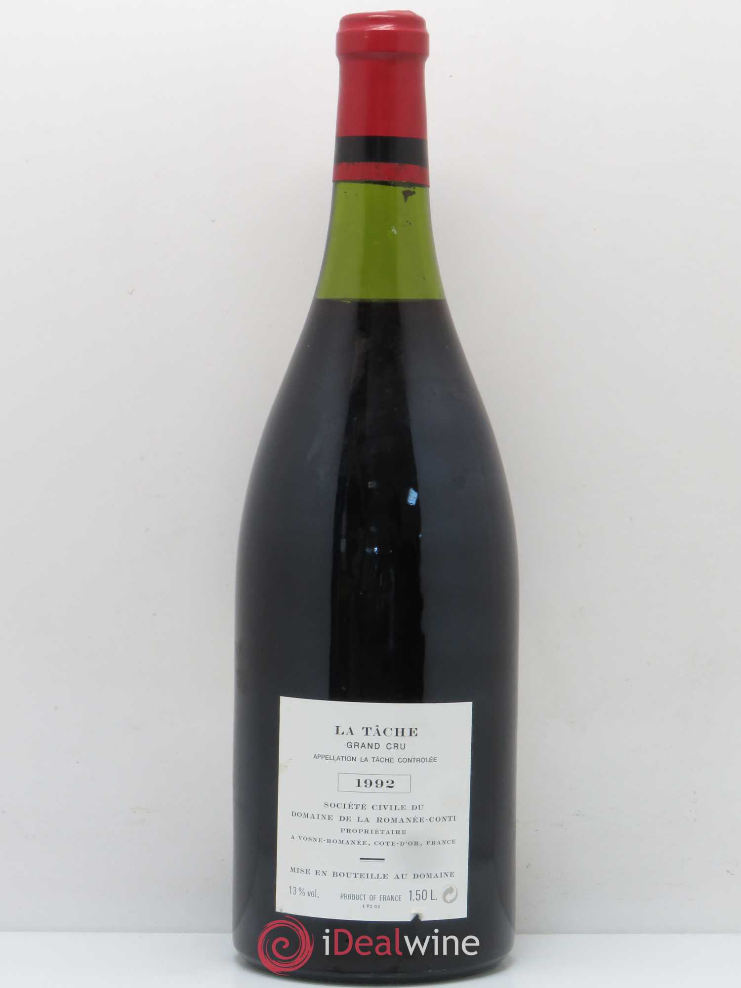 La Tâche Grand Cru Domaine de la Romanée-Conti 1992 - Lot de 1 magnum - 1