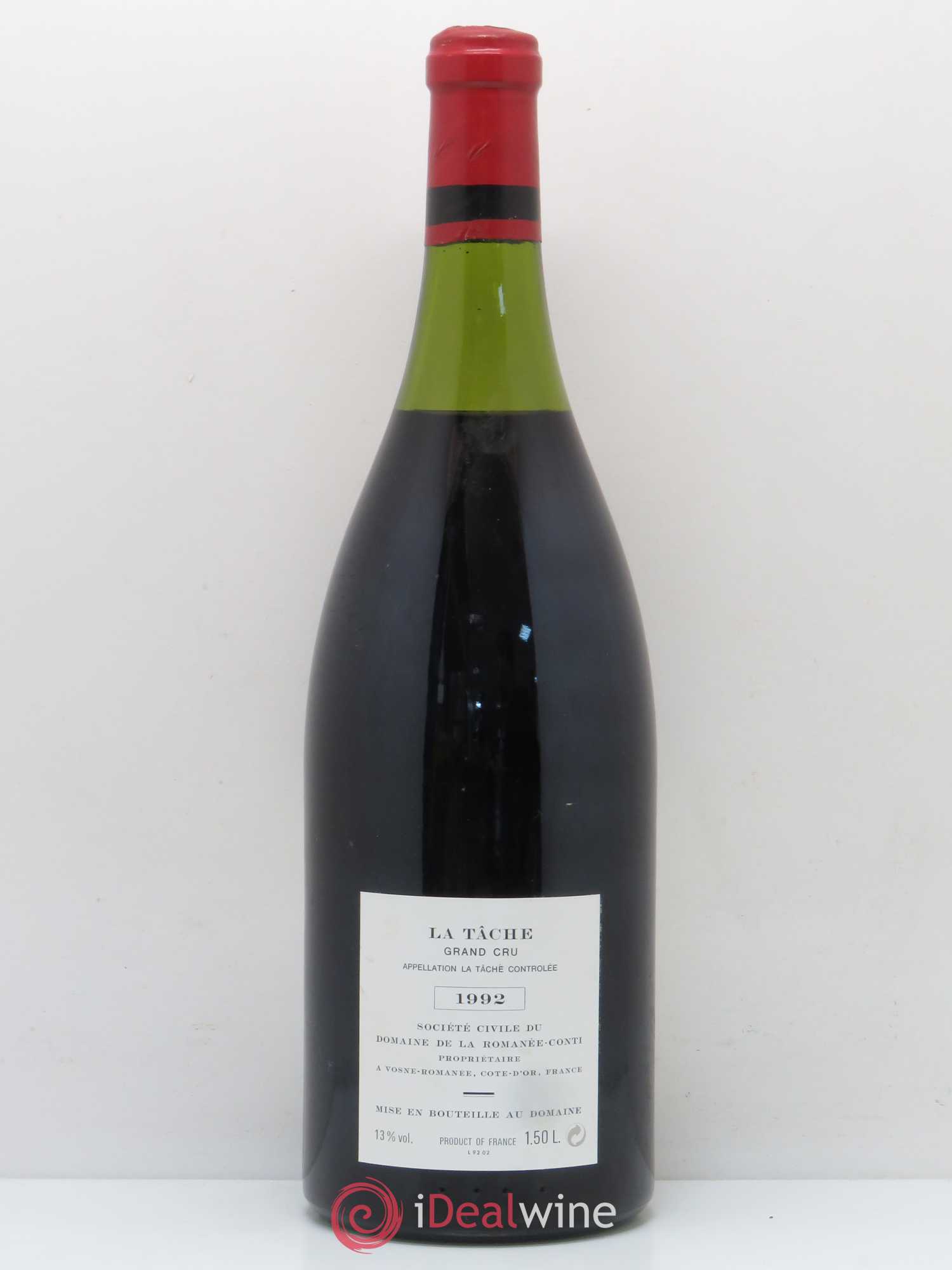 La Tâche Grand Cru Domaine de la Romanée-Conti 1992 - Lot de 1 magnum - 1