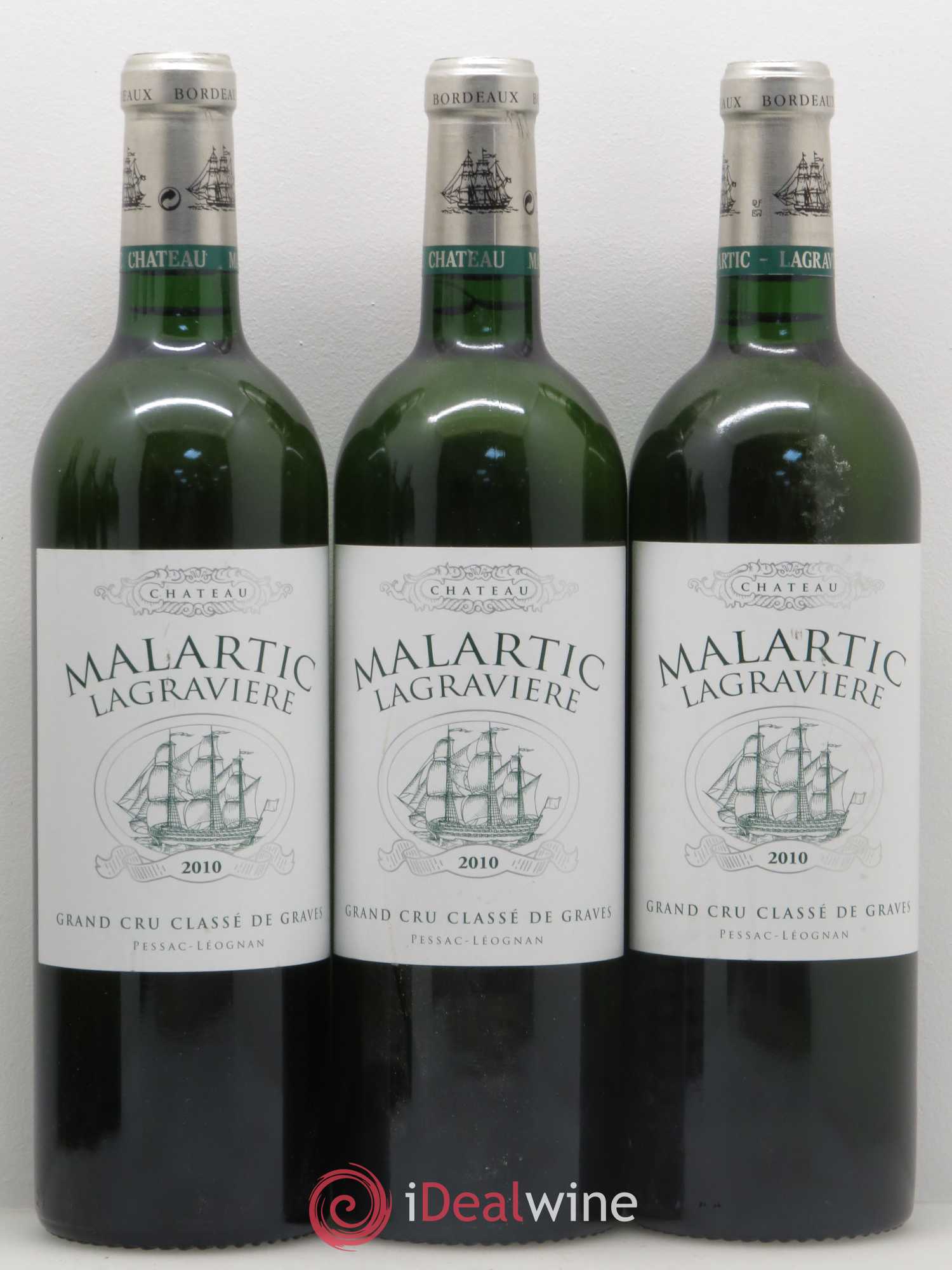 Château Malartic-Lagravière Cru Classé de Graves 2010 - Lot de 6 bouteilles - 1