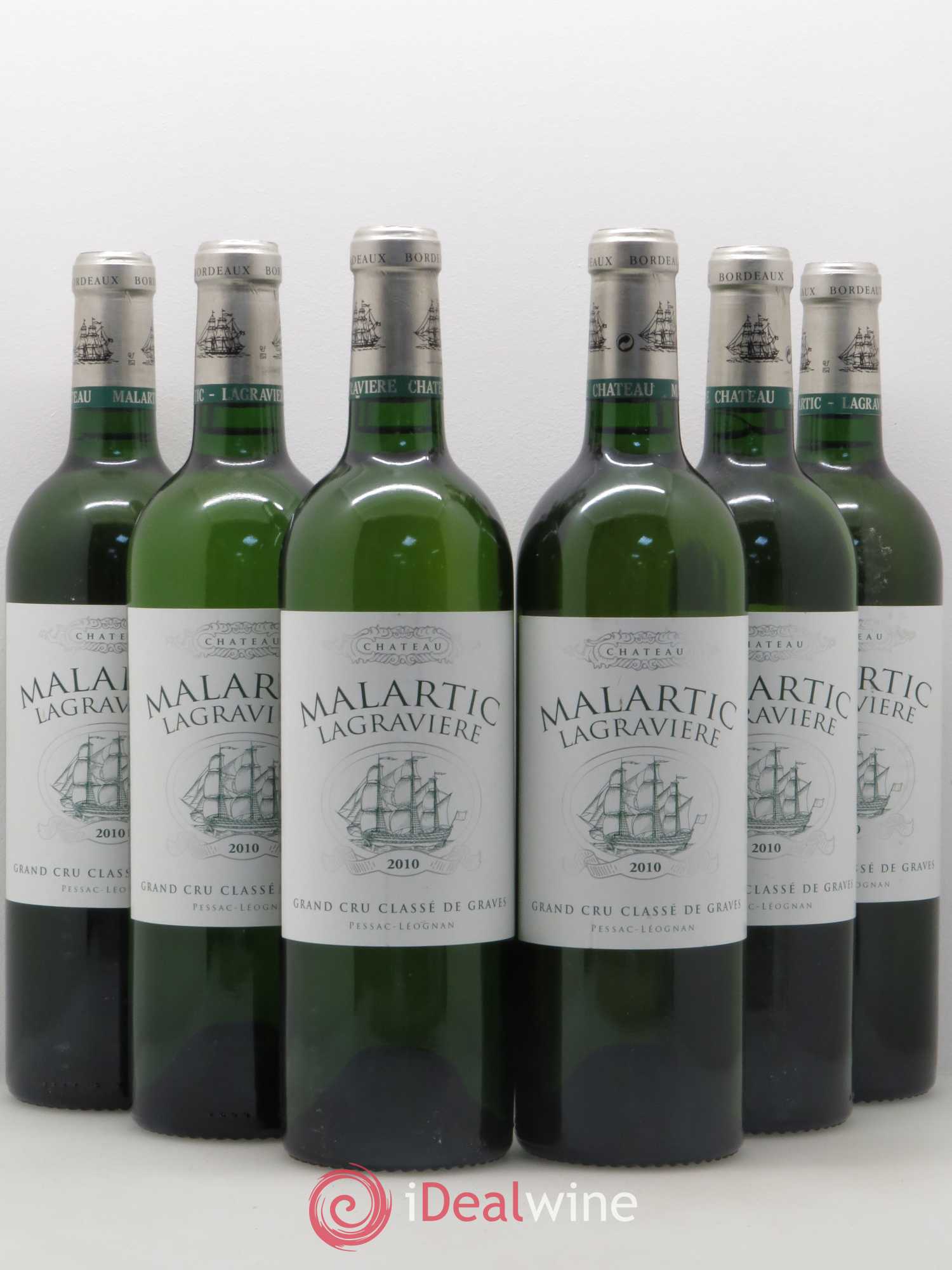 Château Malartic-Lagravière Cru Classé de Graves 2010 - Lot de 6 bouteilles - 0