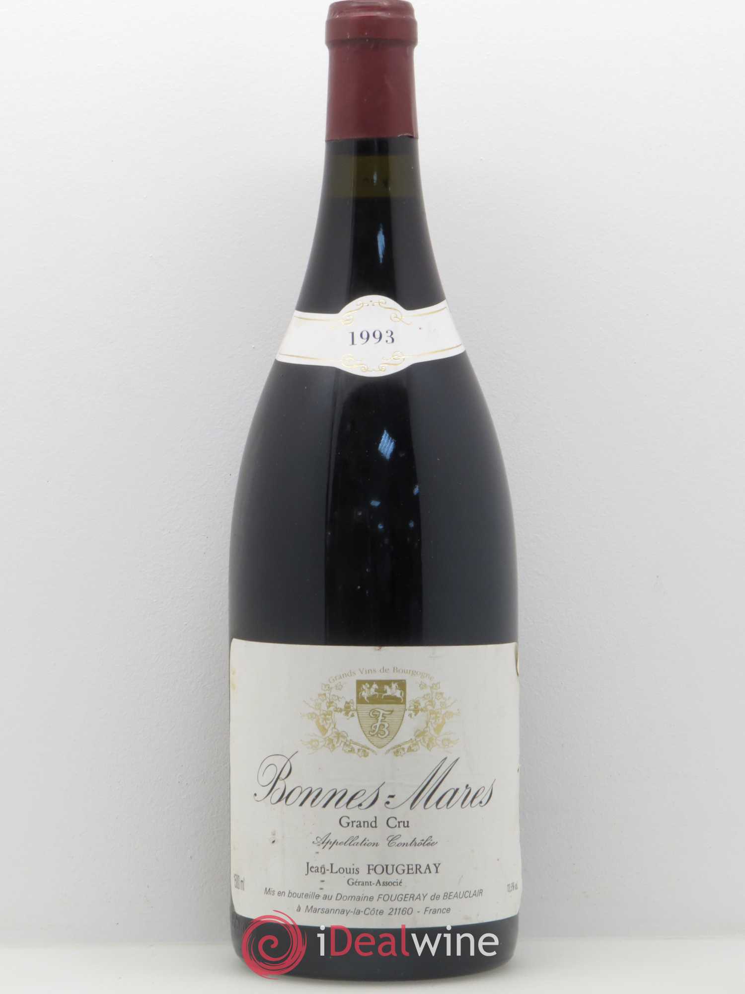 Bonnes-Mares Grand Cru Fougeray 1993 - Lot de 1 magnum - 0
