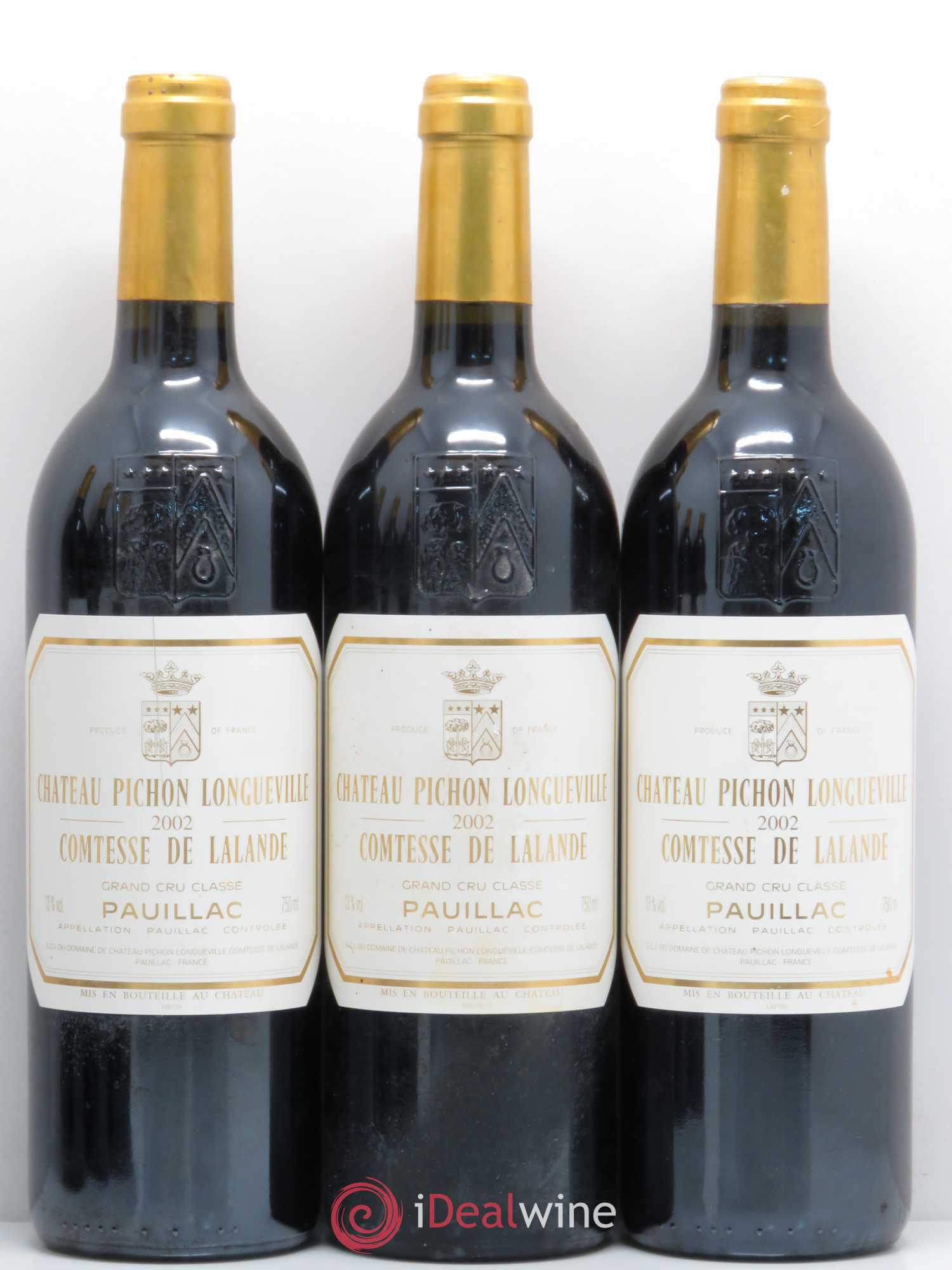 Château Pichon Longueville Comtesse de Lalande 2ème Grand Cru Classé 2002 - Lot de 6 bouteilles - 1