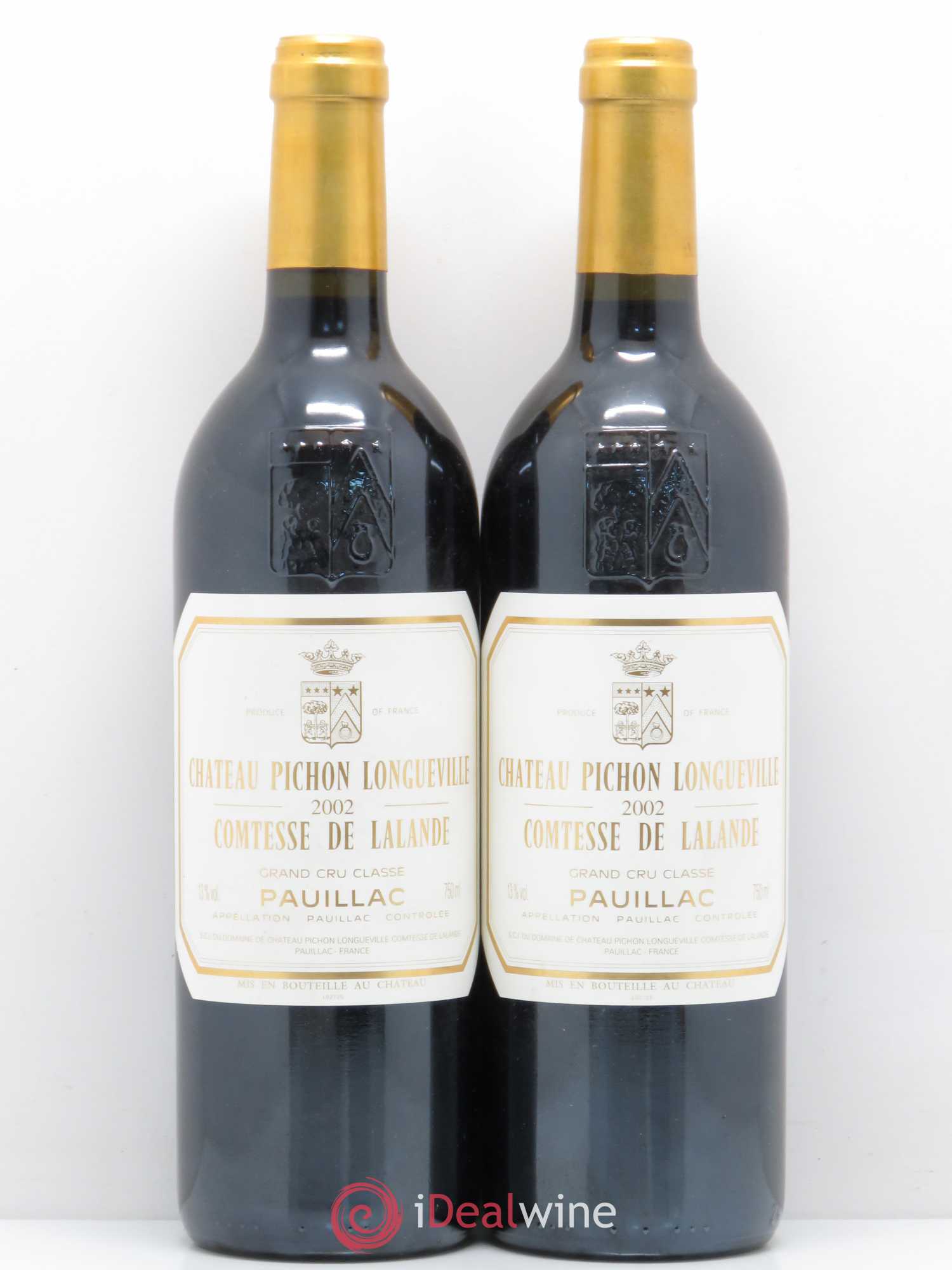 Château Pichon Longueville Comtesse de Lalande 2ème Grand Cru Classé 2002 - Lot de 2 bouteilles - 0