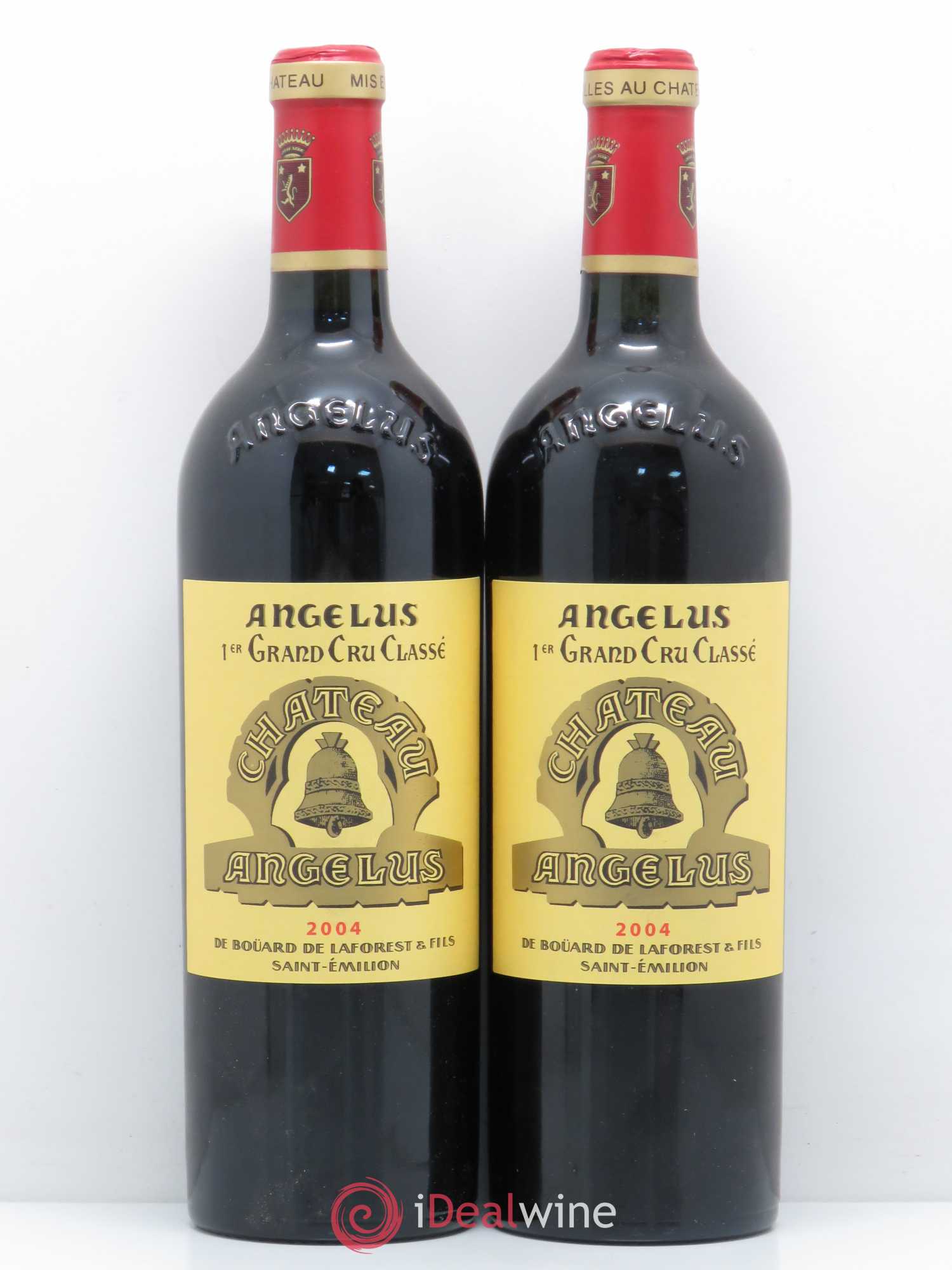 Château Angélus 1er Grand Cru Classé A 2004 - Lot de 2 bouteilles - 0