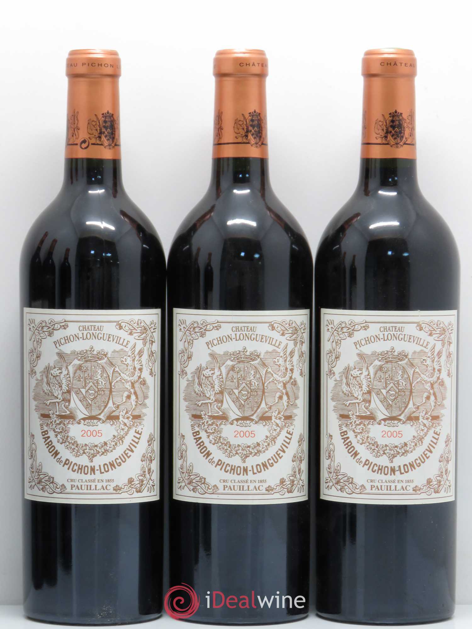 Pichon Longueville Baron 2ème Grand Cru Classé 2005 - Lot de 6 bouteilles - 1