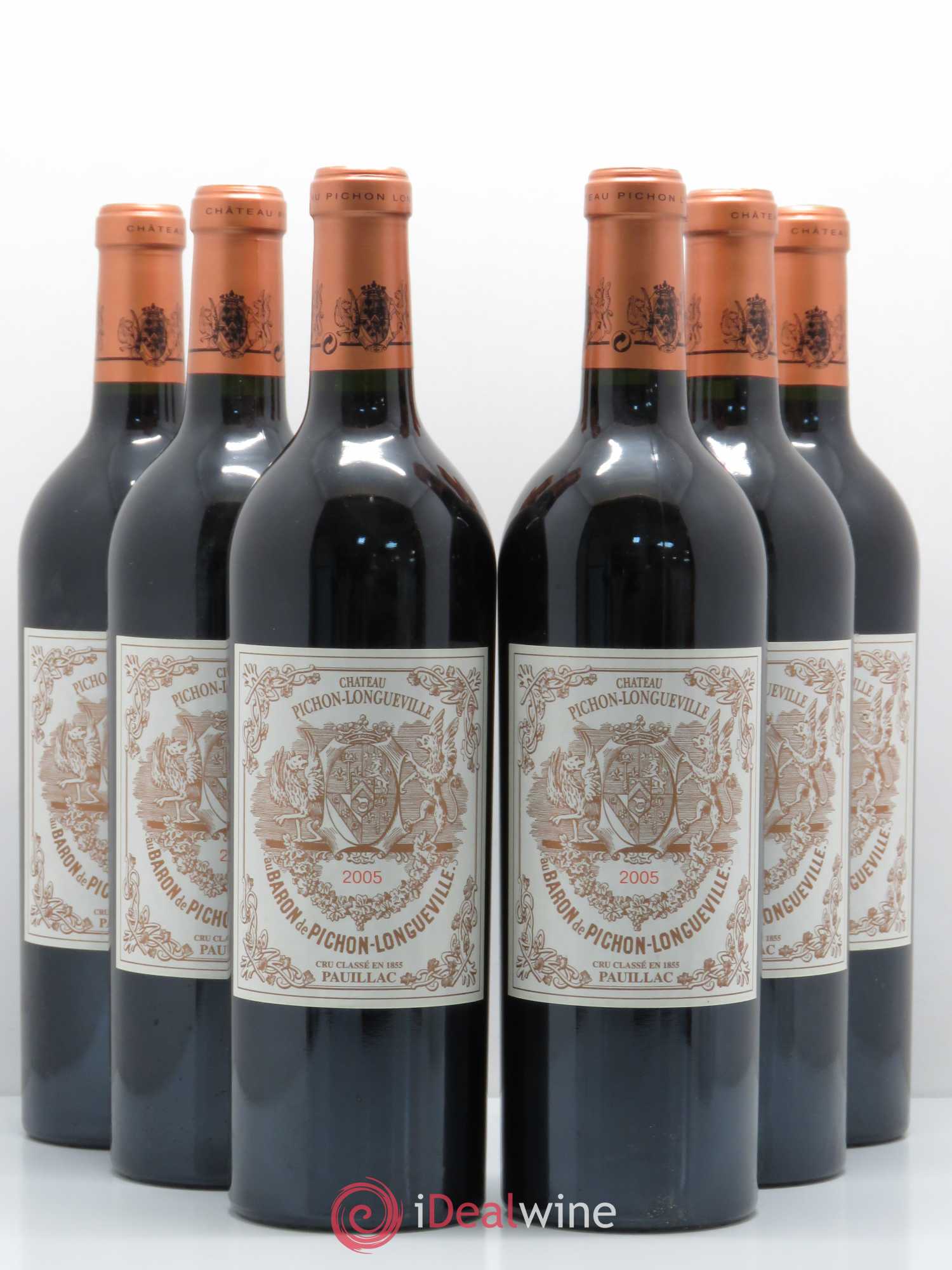 Pichon Longueville Baron 2ème Grand Cru Classé 2005 - Lot de 6 bouteilles - 0