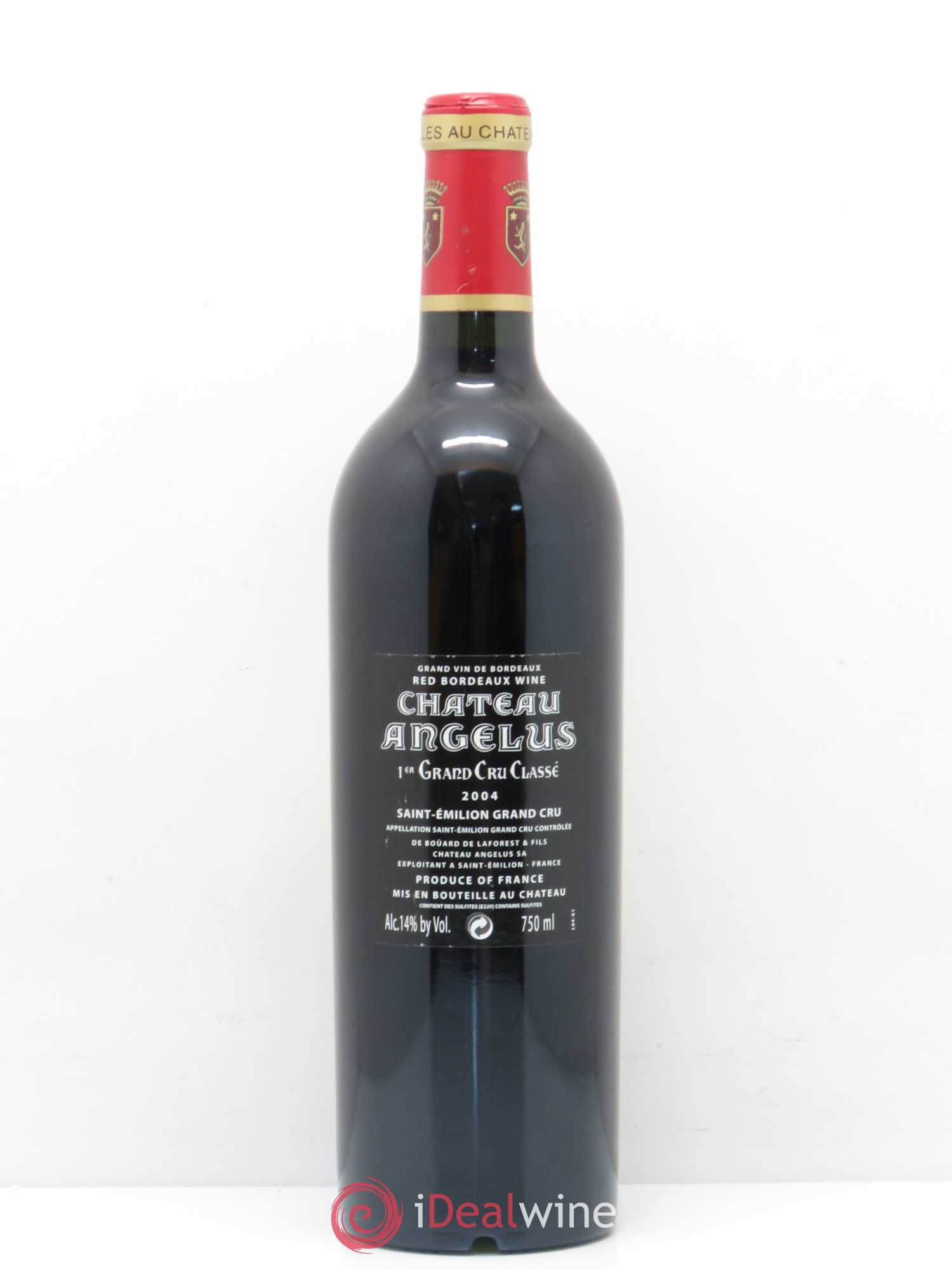 Château Angélus 1er Grand Cru Classé A 2004 - Lot de 1 bouteille - 1