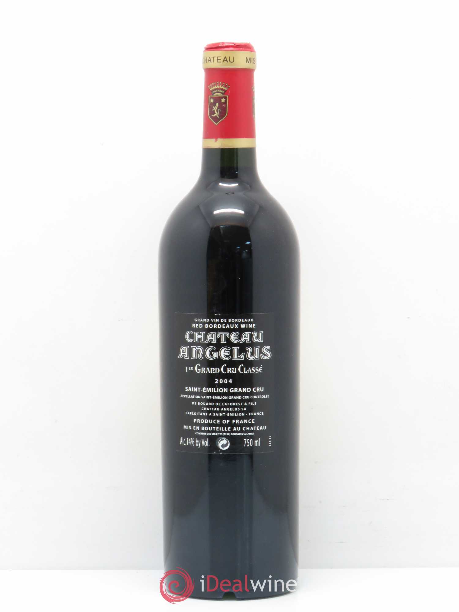 Château Angélus 1er Grand Cru Classé A 2004 - Lot de 1 bouteille - 1