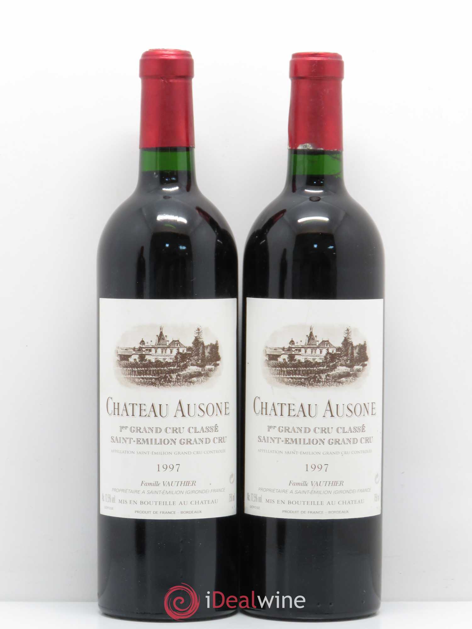 Château Ausone 1er Grand Cru Classé A 1997 - Lot de 2 bouteilles - 0