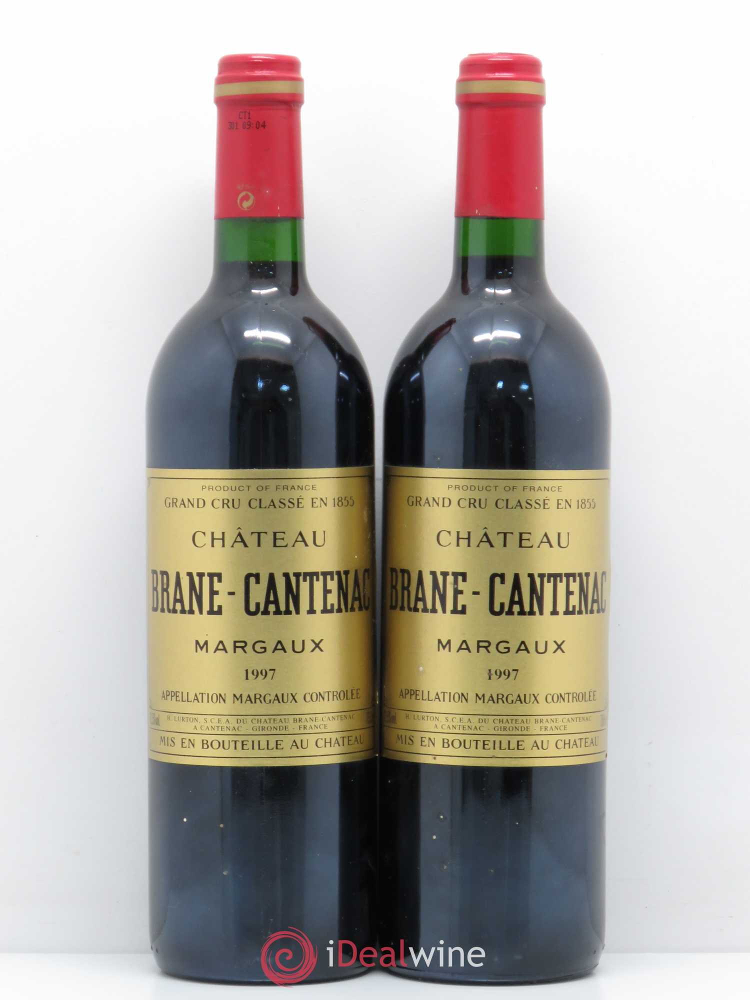 Château Brane Cantenac 2ème Grand Cru Classé 1997 - Lot de 2 bouteilles - 0
