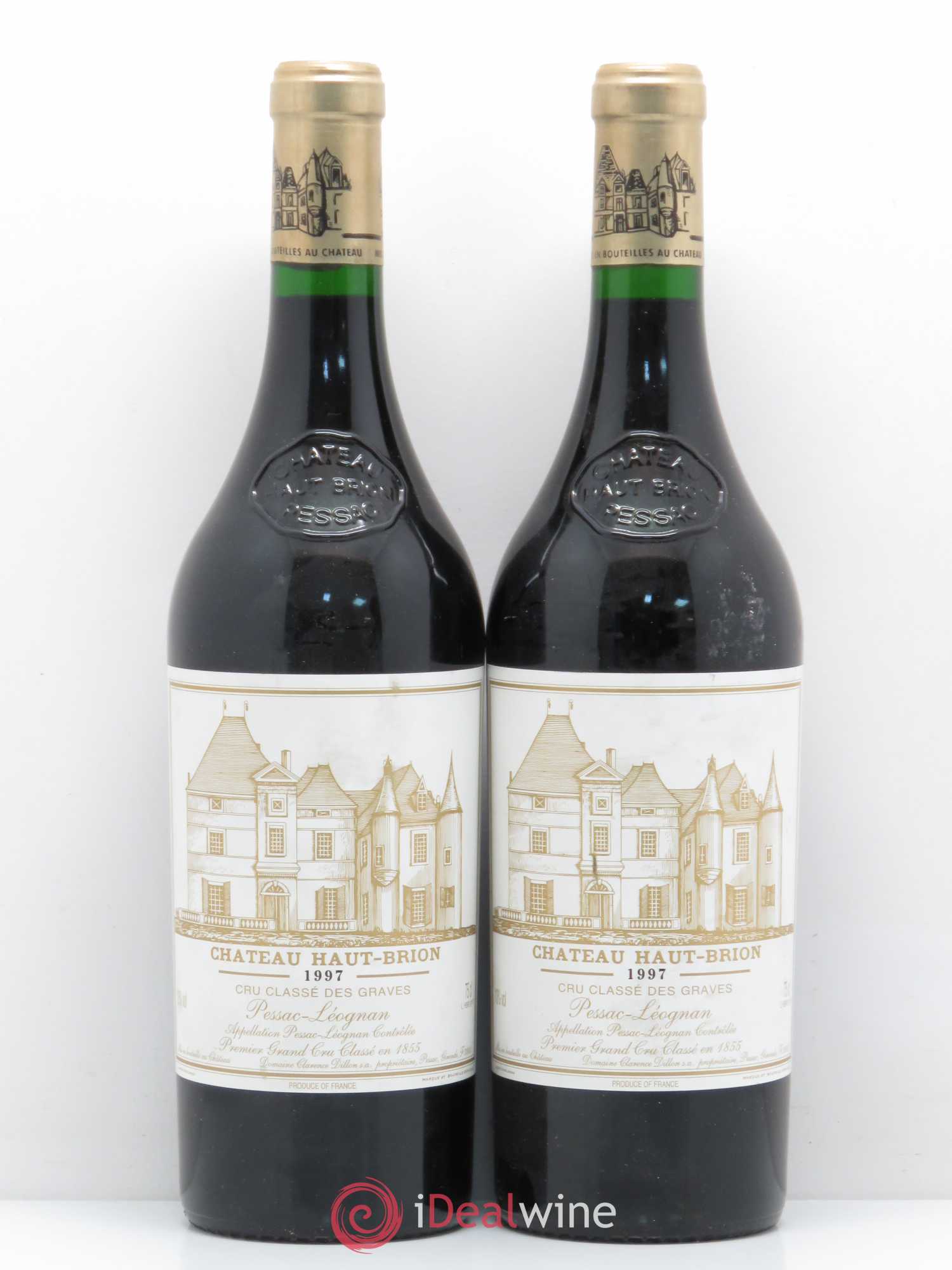 Château Haut Brion 1er Grand Cru Classé 1997 - Lot de 2 bouteilles - 0