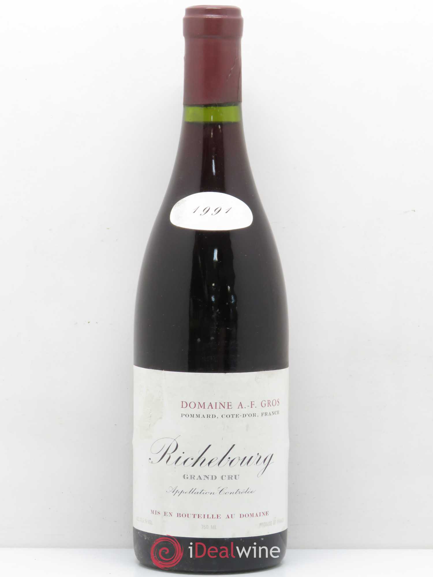 Richebourg Grand Cru A.-F. Gros 1991 - Lot de 1 bouteille - 0