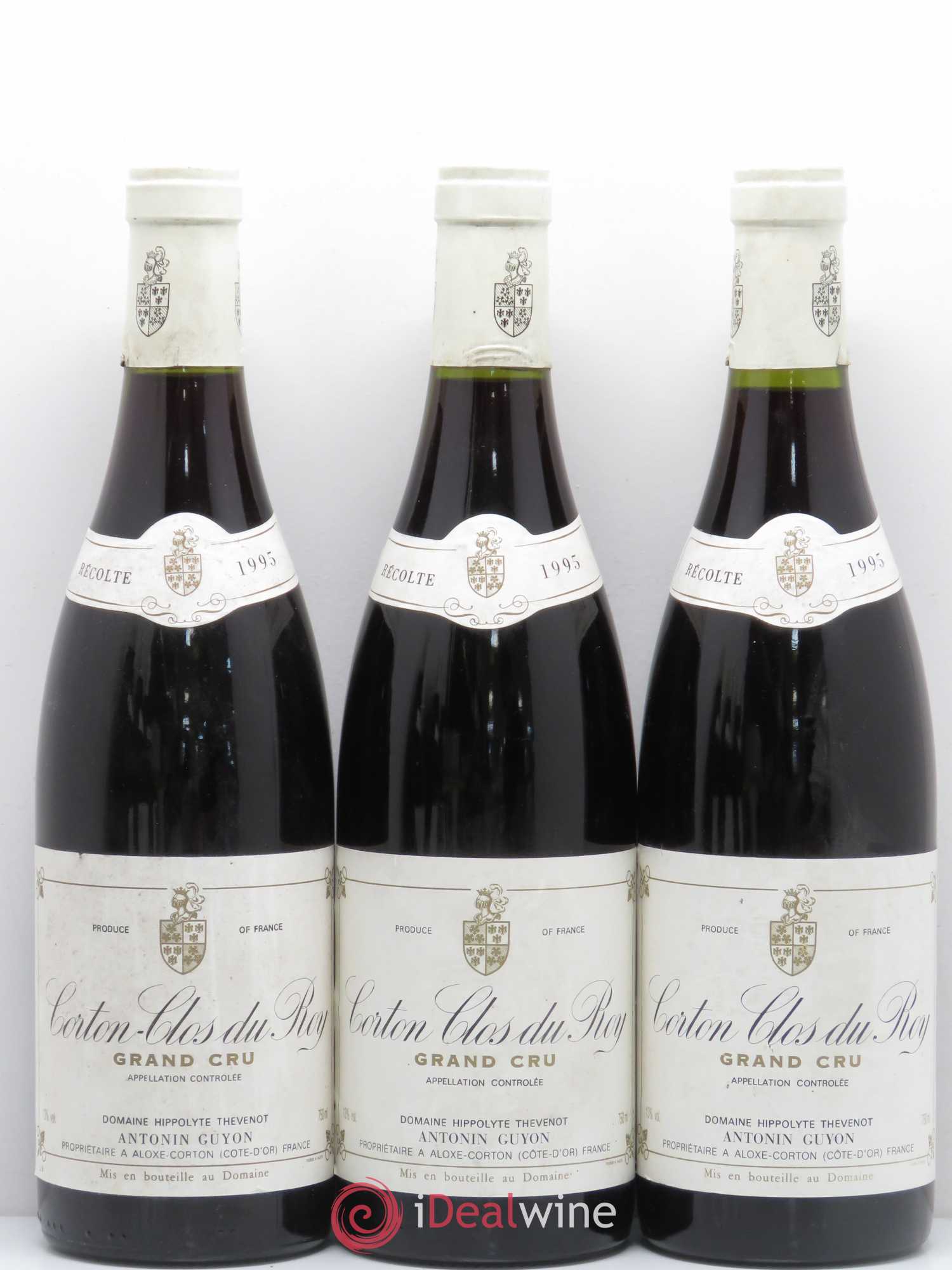 Corton Grand Cru Clos du Roy Antonin Guyon 1995 - Lot of 6 bottles - 1