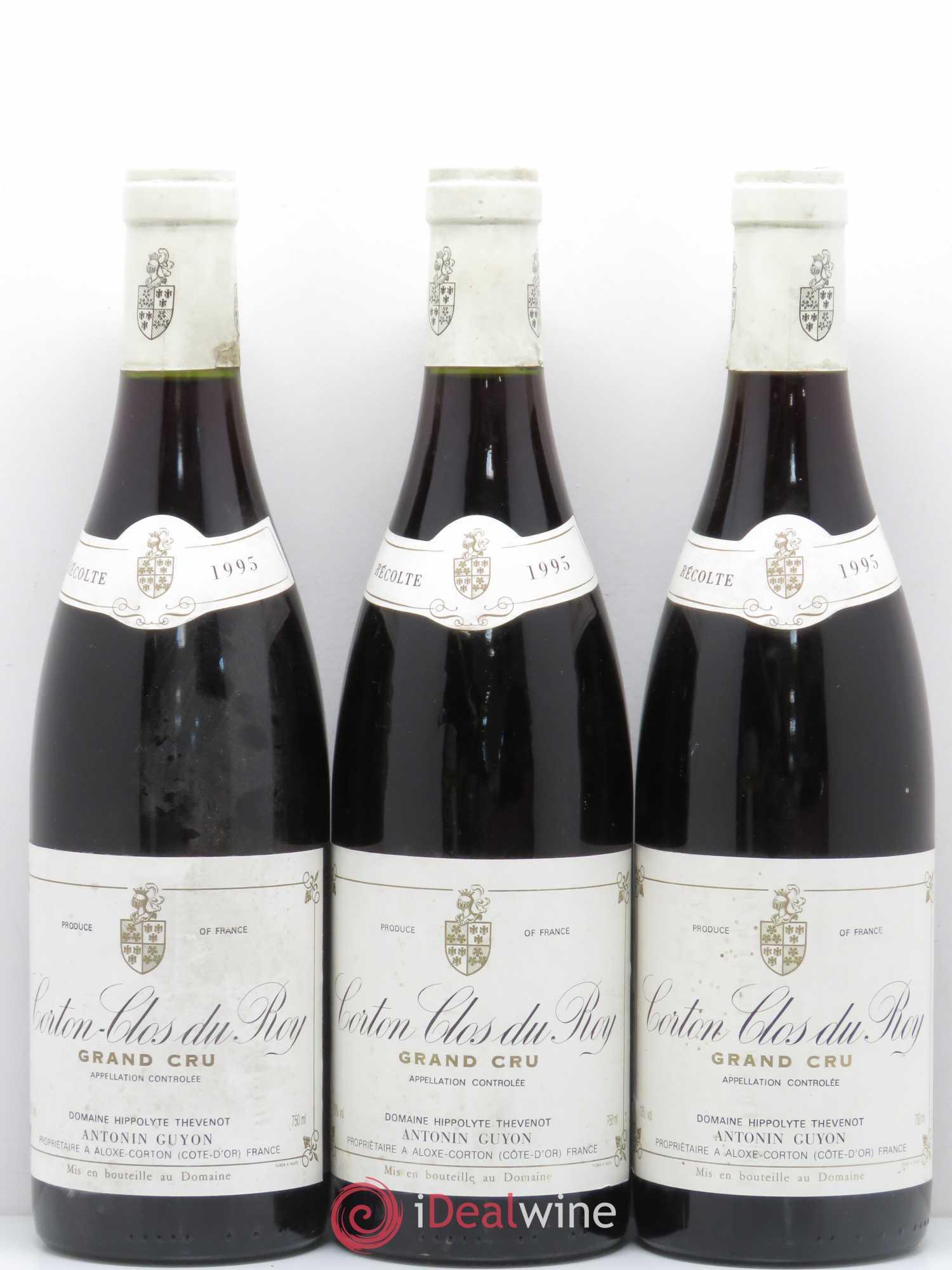 Corton Grand Cru Clos du Roy Antonin Guyon 1995 - Lot of 6 bottles - 2