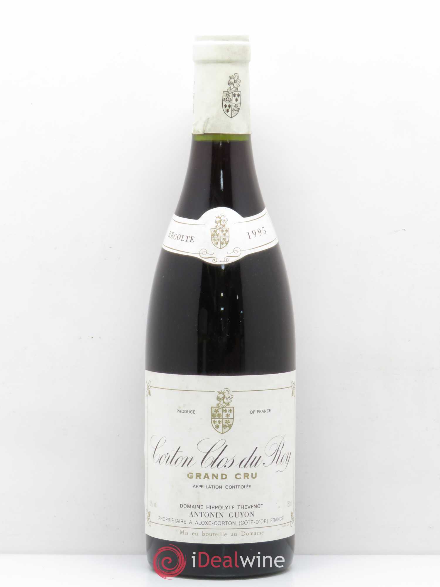 Corton Grand Cru Clos du Roy (sans prix de réserve) 1995 - Posten von 1 Flasche - 0