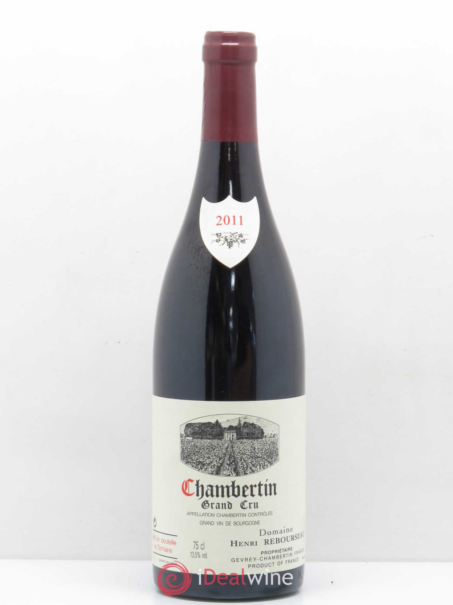 Chambertin Grand Cru Henri Rebourseau 2011 - Lot de 1 bouteille - 0