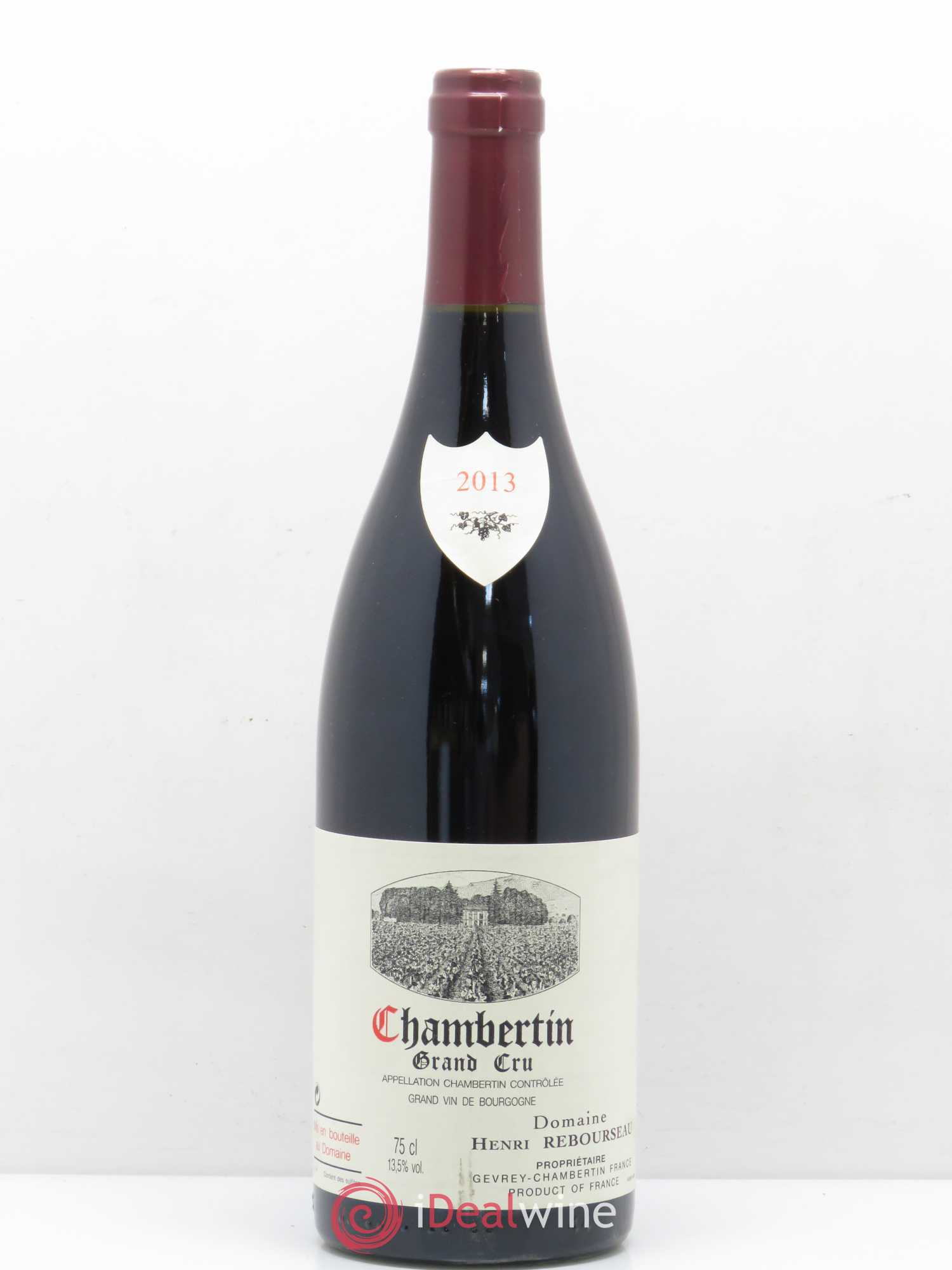 Chambertin Grand Cru Henri Rebourseau 2013 - Lot de 1 bouteille - 0