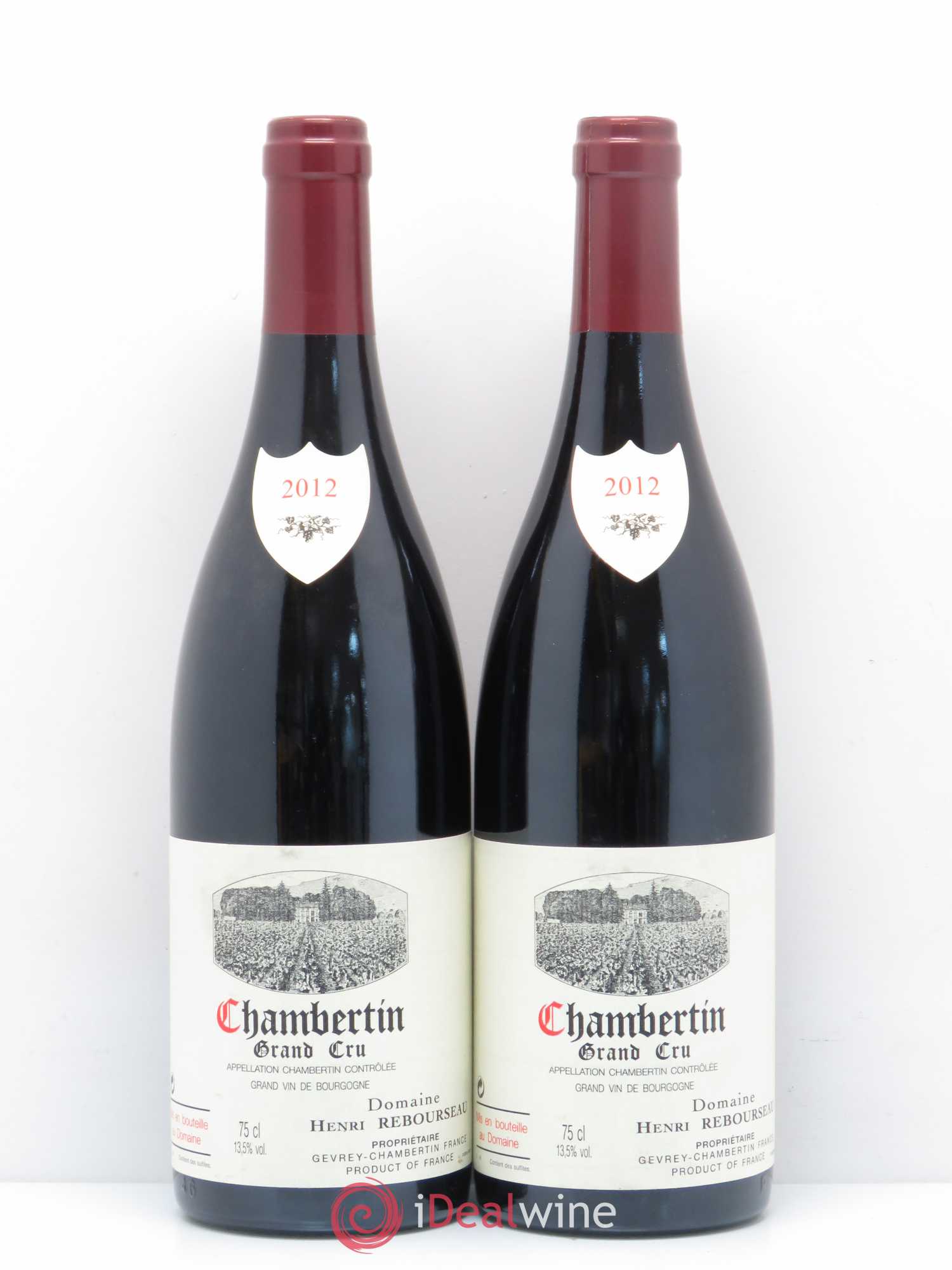 Chambertin Grand Cru Henri Rebourseau 2012 - Lot de 2 bouteilles - 0