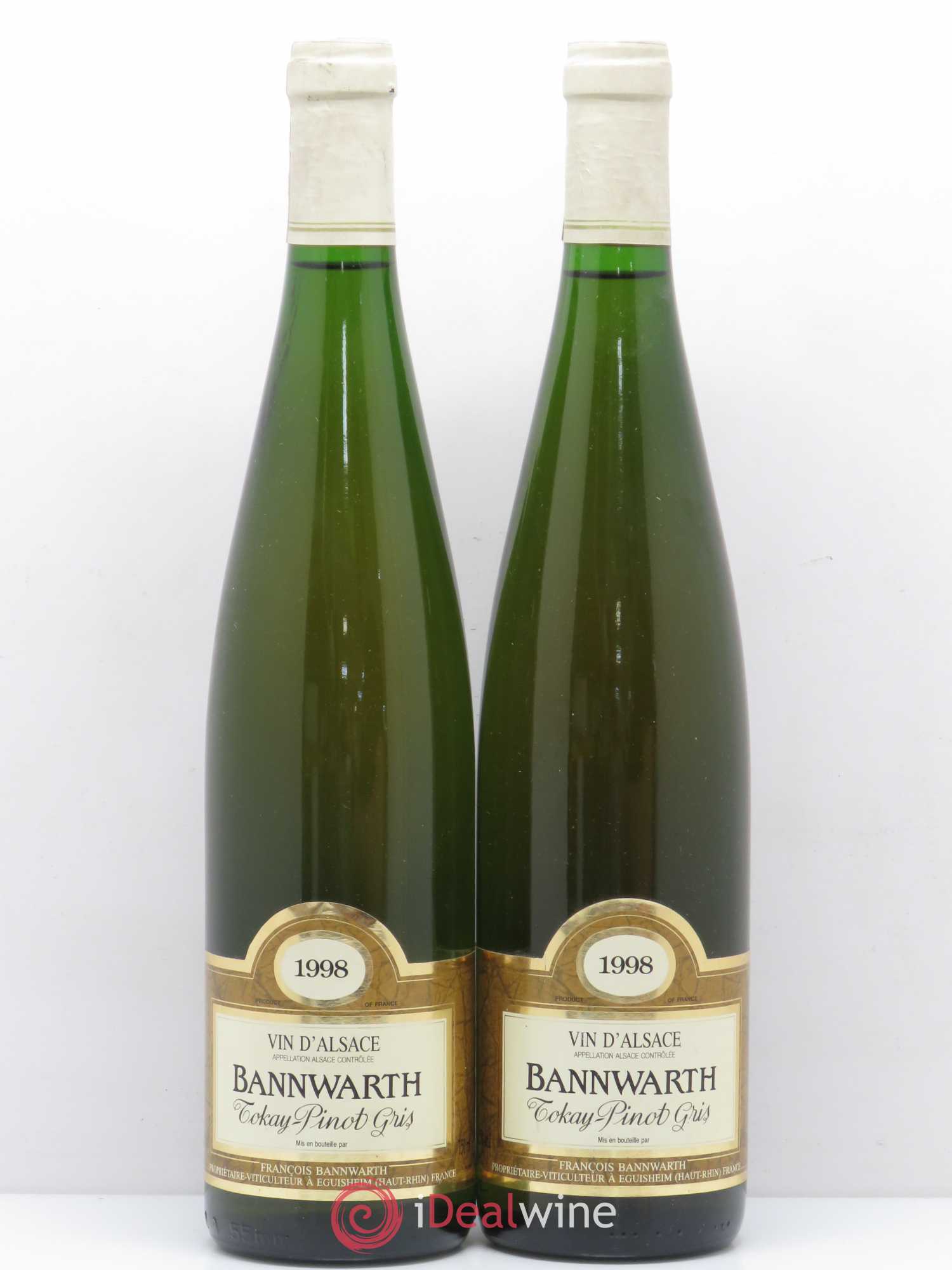 Pinot Gris Bannwarth 1998 - Posten von 2 Flaschen - 0